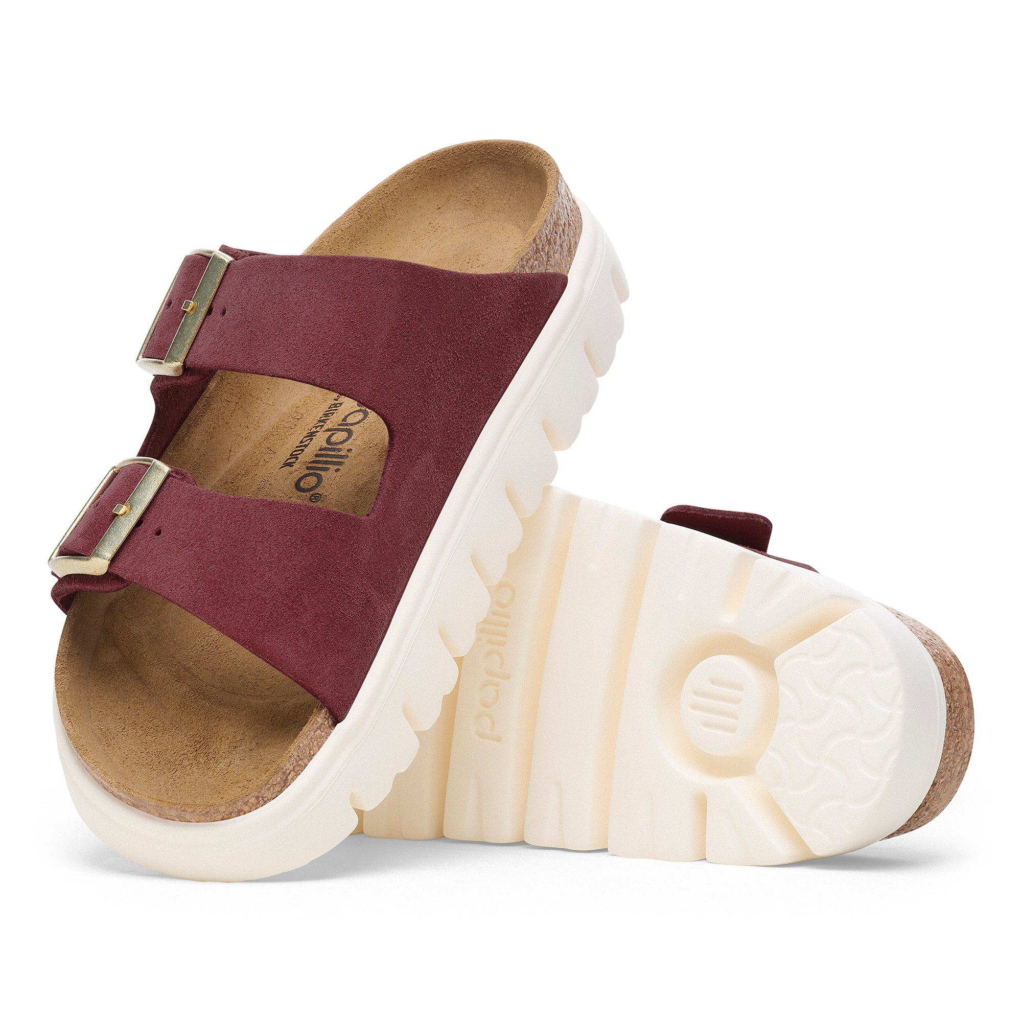 Birkenstock Arizona Papillio Platform Suede Leather Women's 4