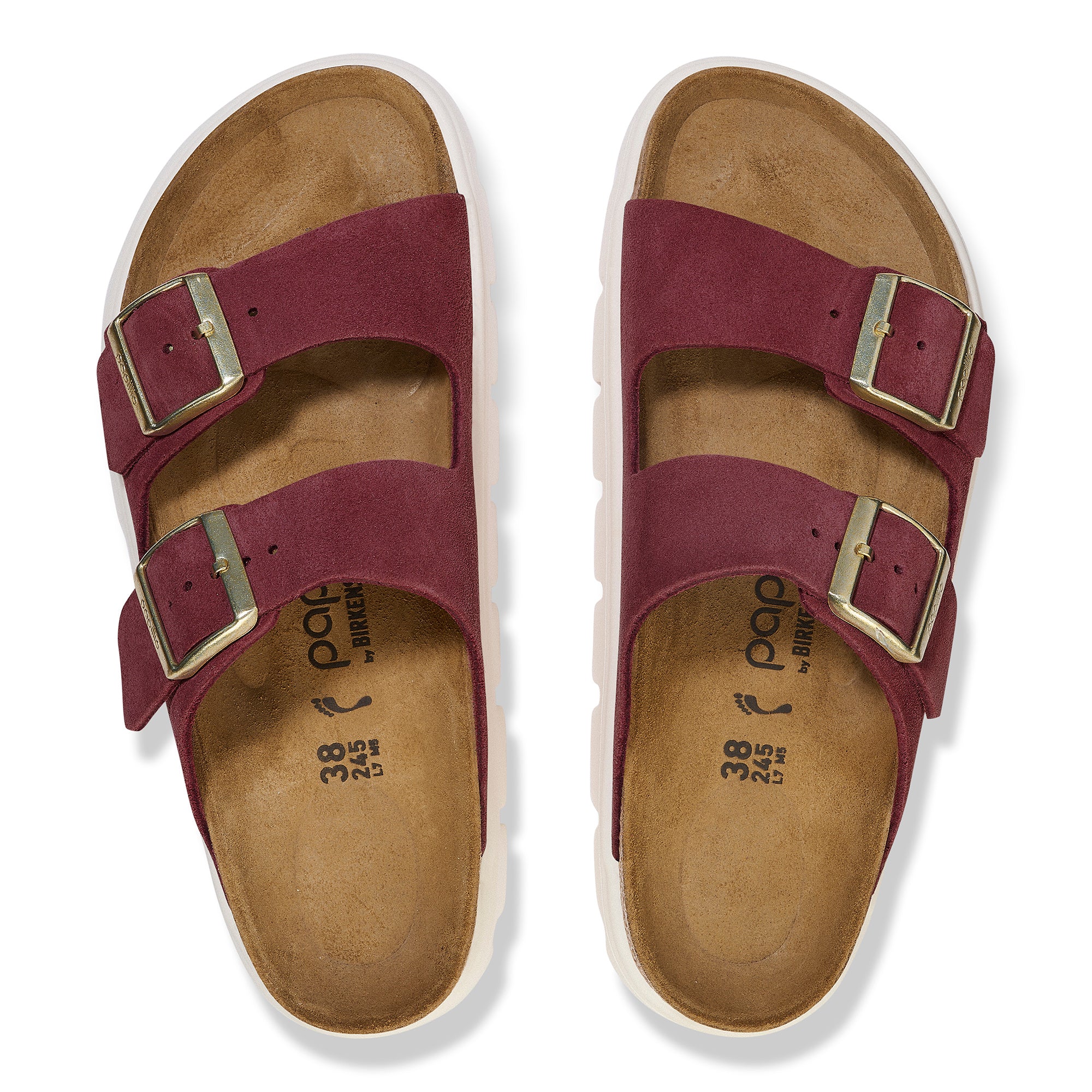 Birkenstock Arizona Papillio Platform Suede Leather Women's 6