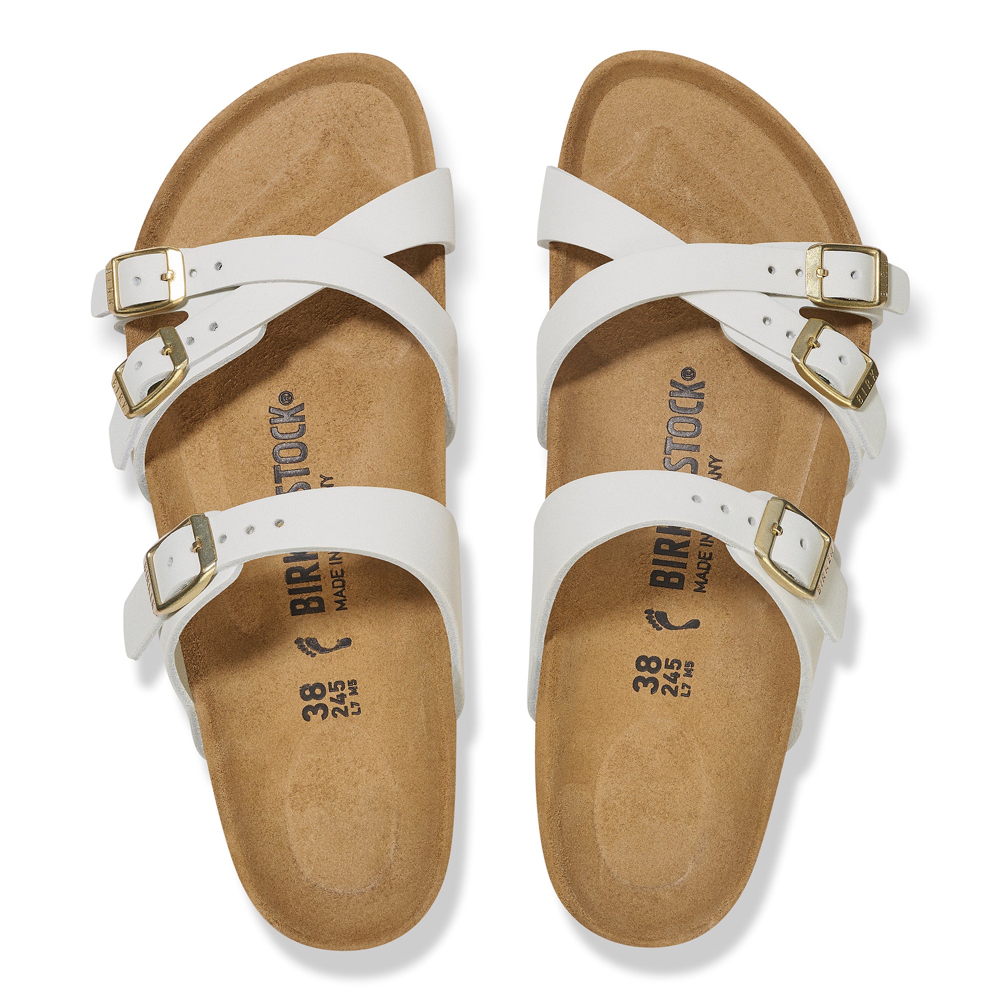 Birkenstock Franca Nubuck Leather Women's 3