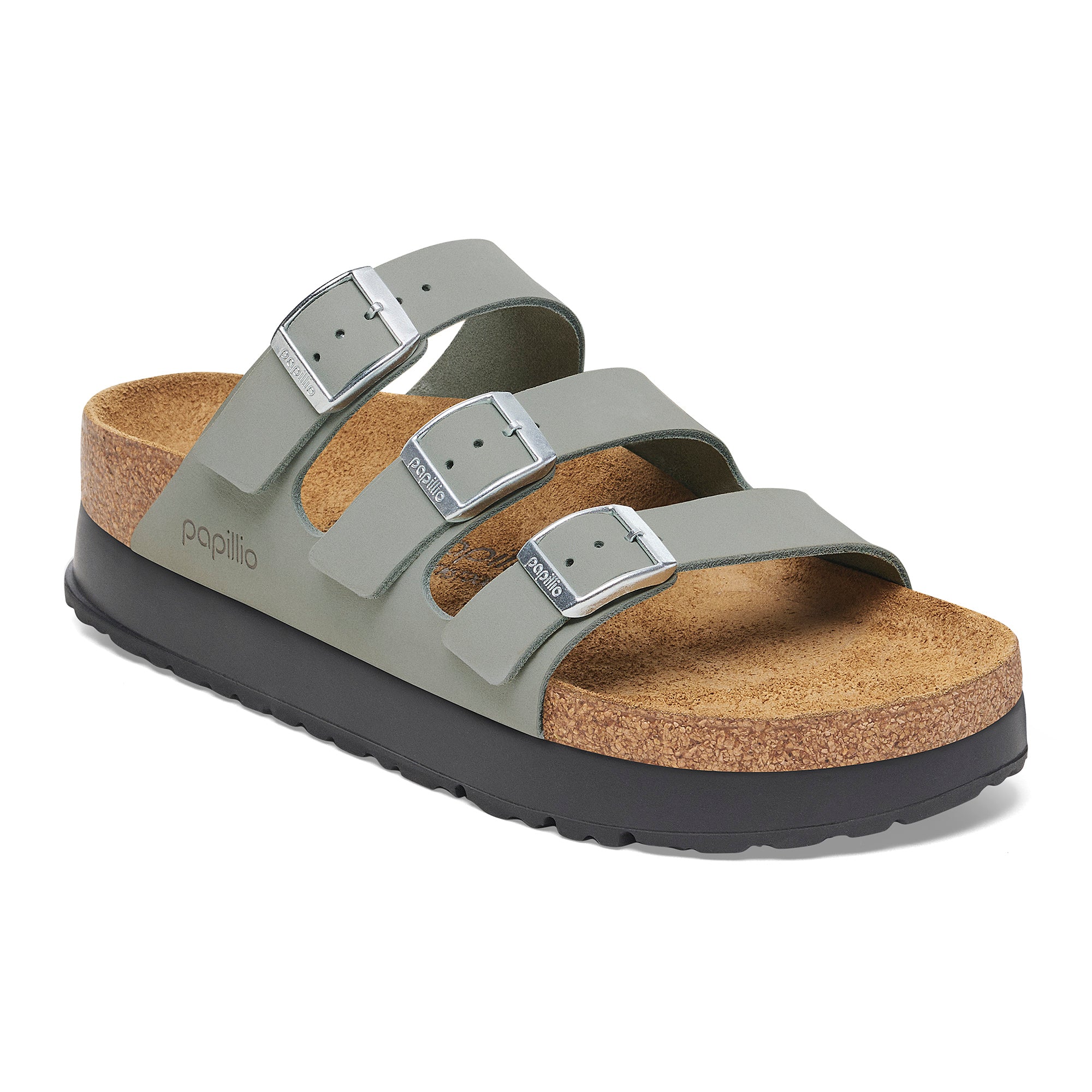 Birkenstock Florida Flex Platform Nubuck Leather Women's 3