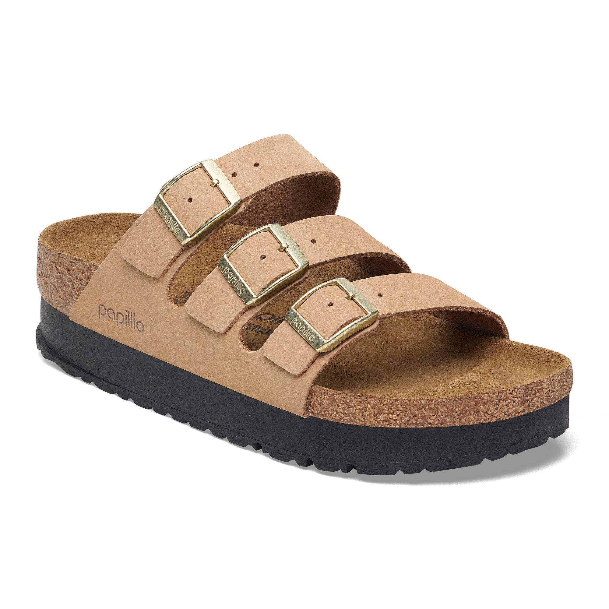 Birkenstock Florida Flex Platform Nubuck Leather Women's 5