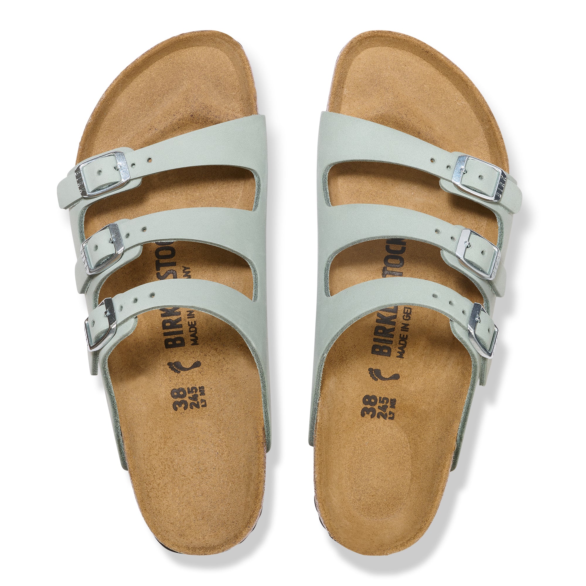 Birkenstock Florida Nubuck Leather Women's 3
