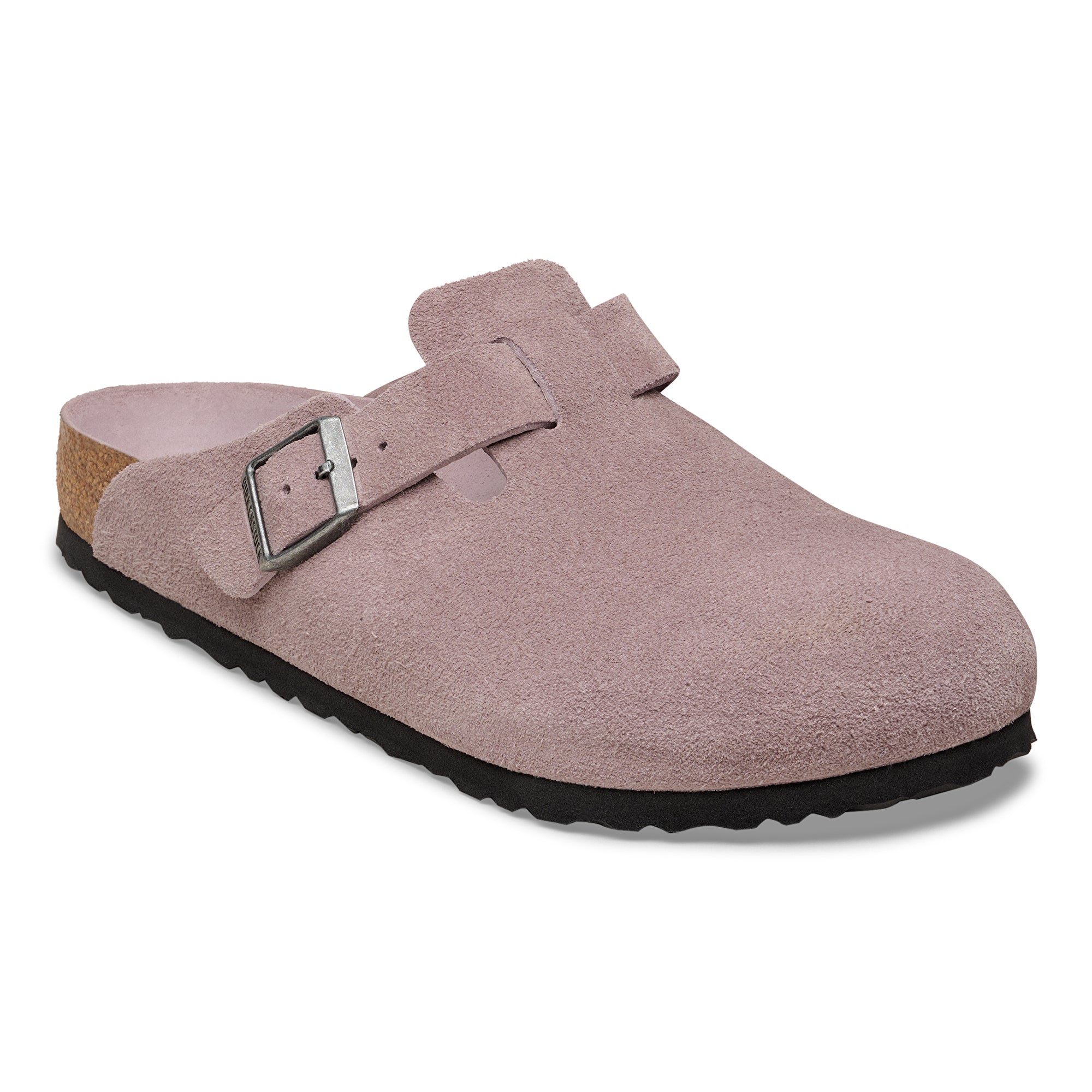 Birkenstock Boston Suede Leather Soft Footbed Clog 25