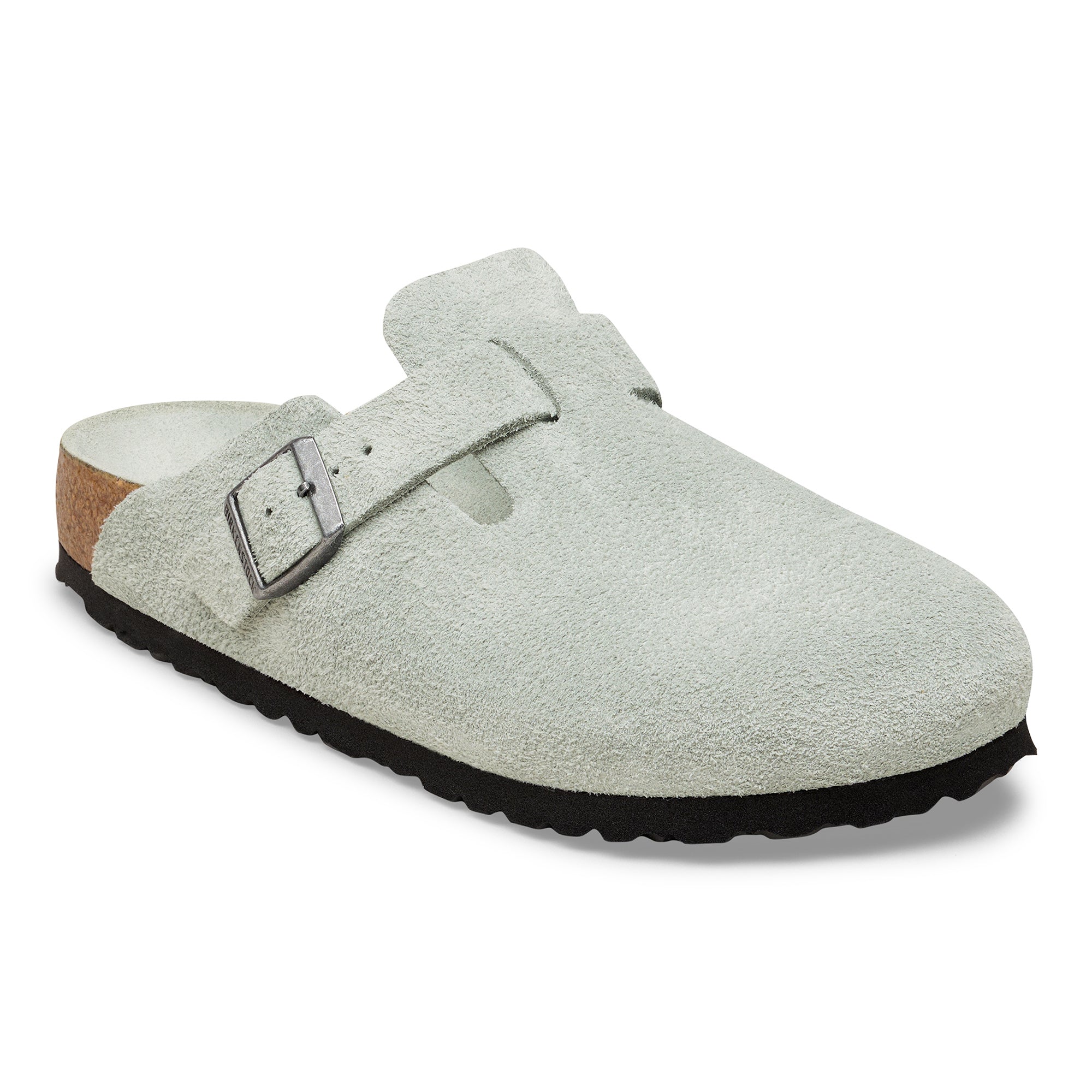BIRKENSTOCK BOSTON SOFT FOOTBED SUEDE LEATHER WOMEN'S 16
