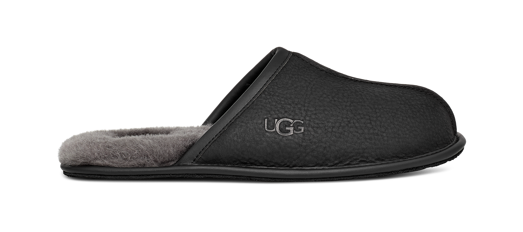 Ugg Scuff Leather Slipper Men's 8