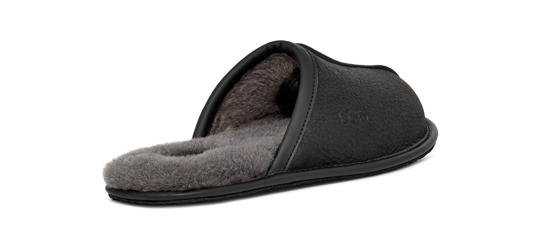 Ugg Scuff Leather Slipper Men's 10