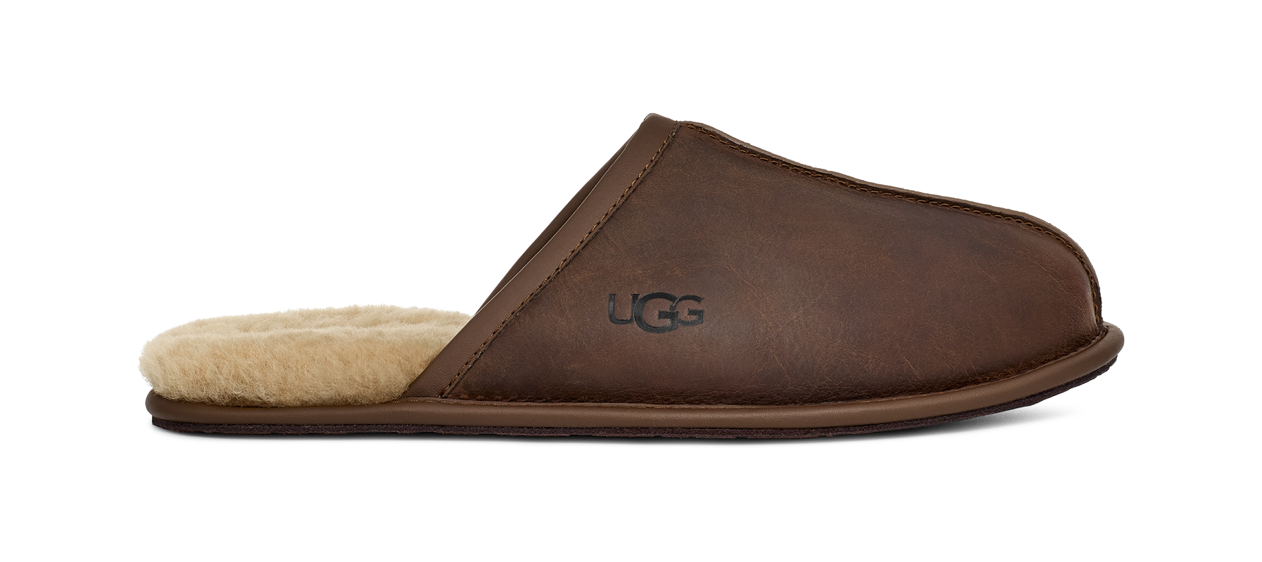 Ugg Scuff Leather Slipper Men's 2