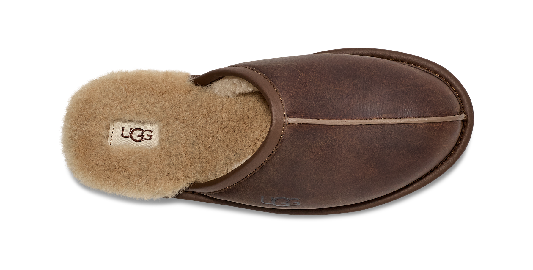 Ugg Scuff Leather Slipper Men's 5