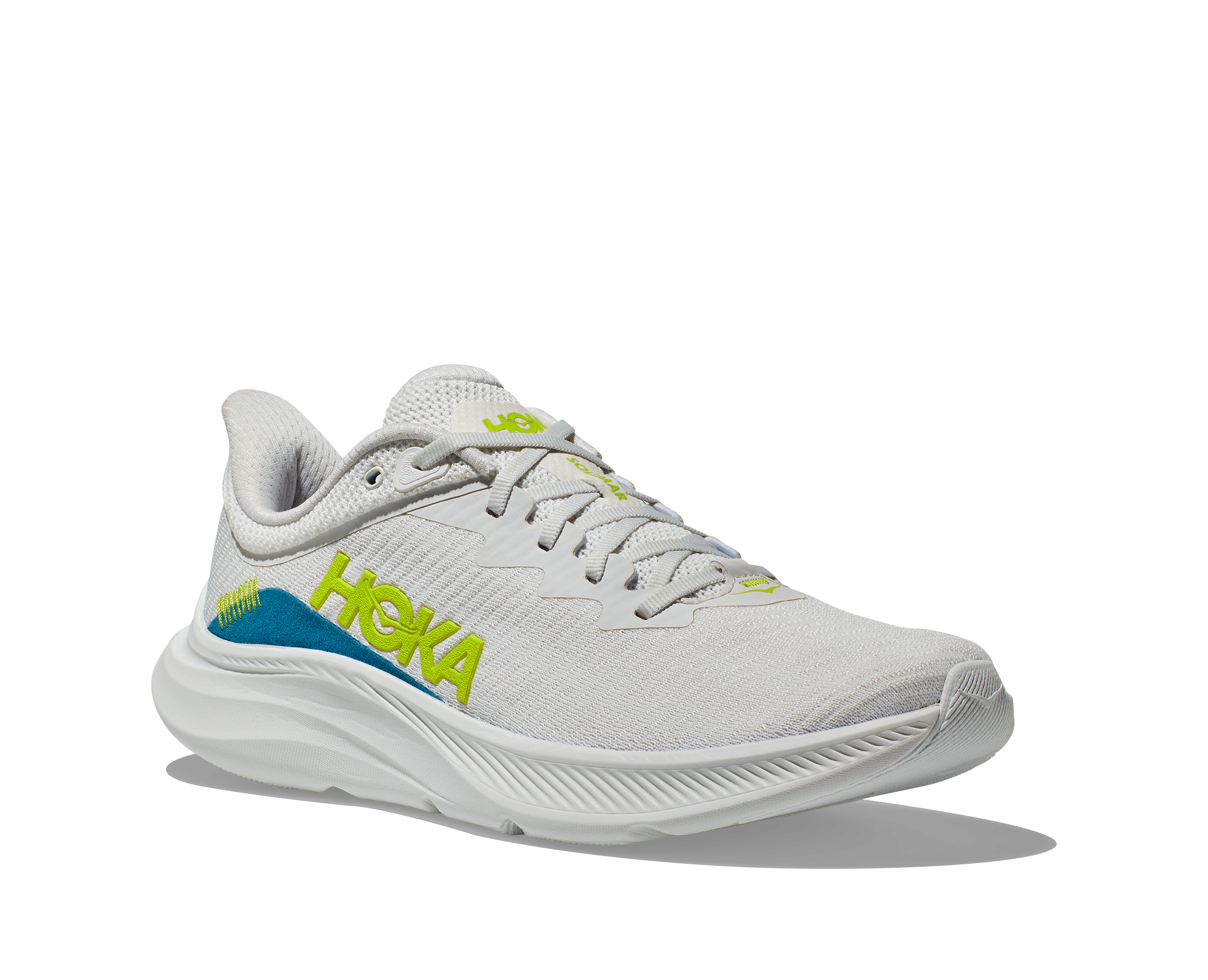 Men's Hoka Solimar Color: Blanc De Blanc / Diva Blue
