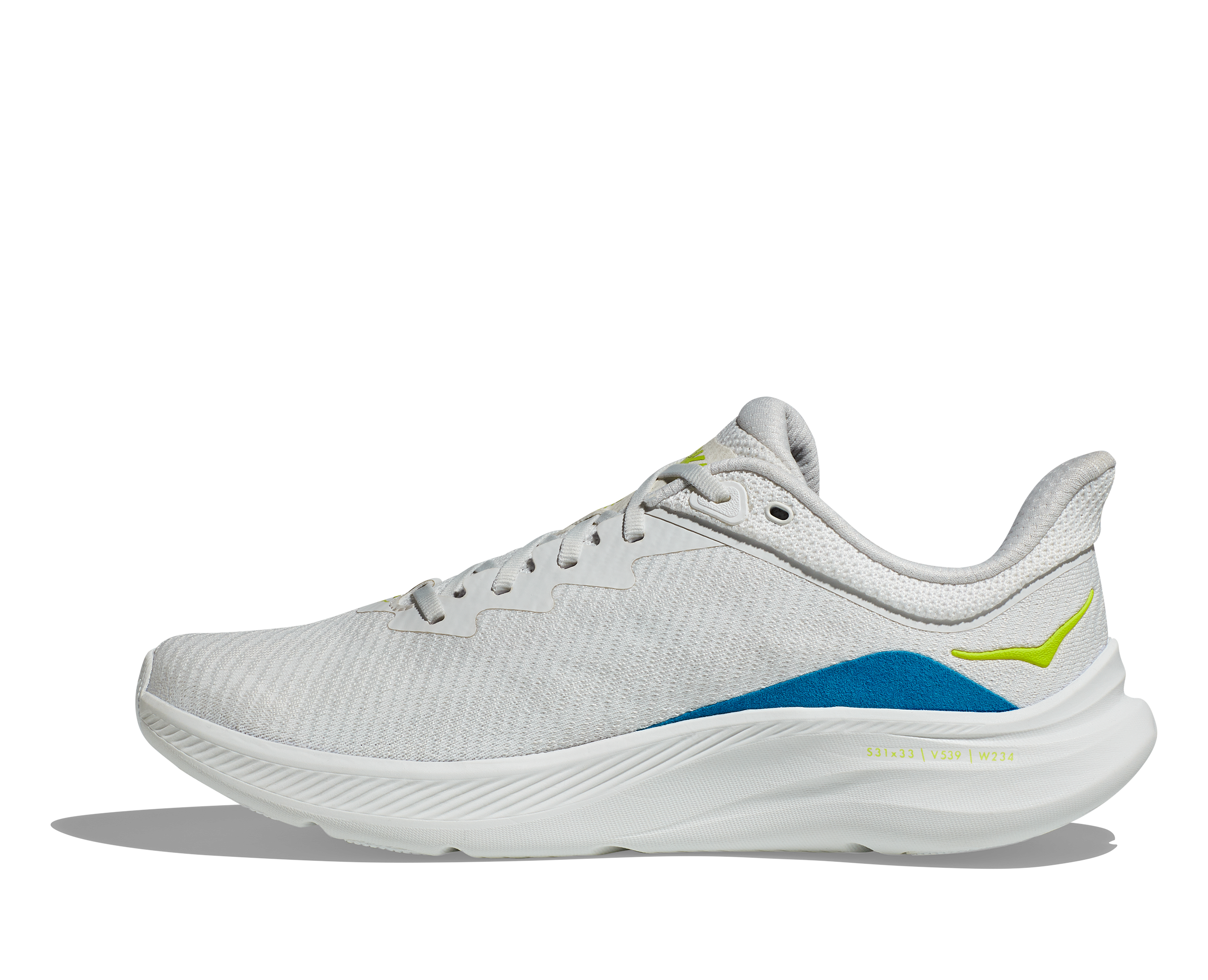 Men's Hoka Solimar Color: Blanc De Blanc / Diva Blue 