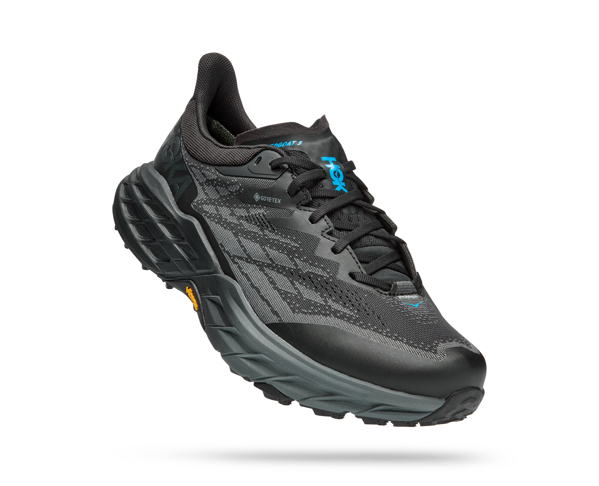 Men's Hoka Speedgoat 5 GTX Color: Black / Black