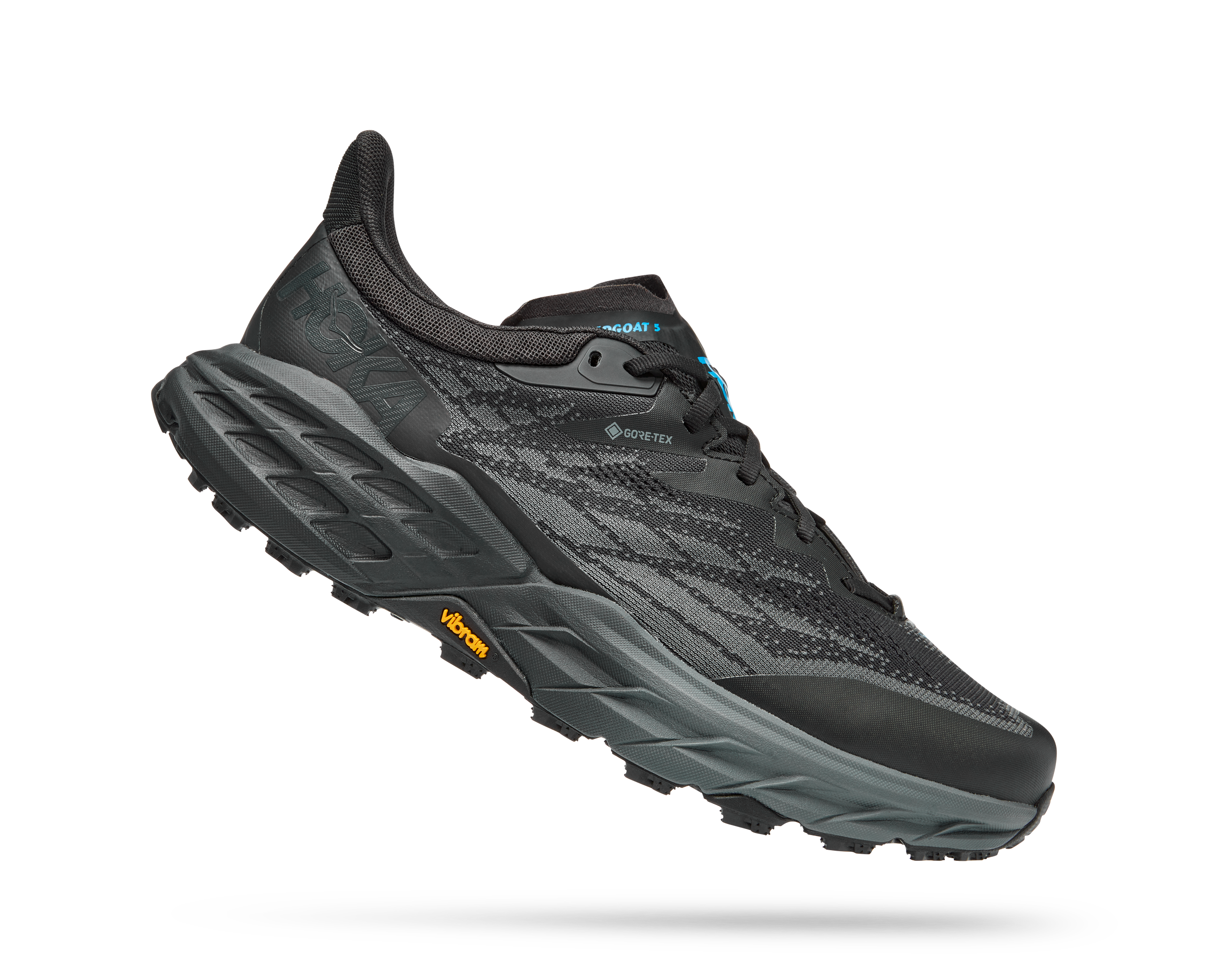 Men's Hoka Speedgoat 5 GTX Color: Black / Black