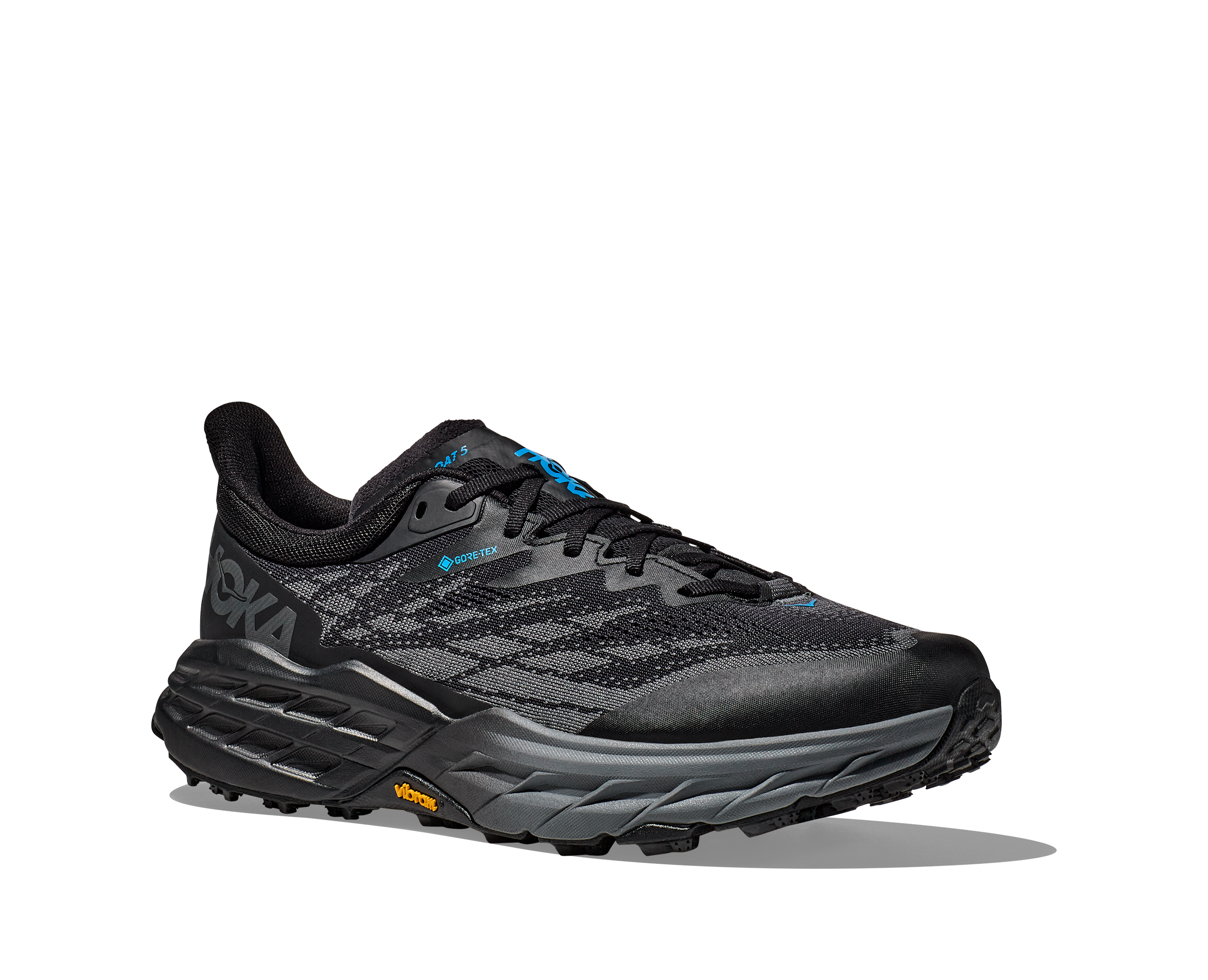 Men's Hoka Speedgoat 5 GTX Color: Black / Black