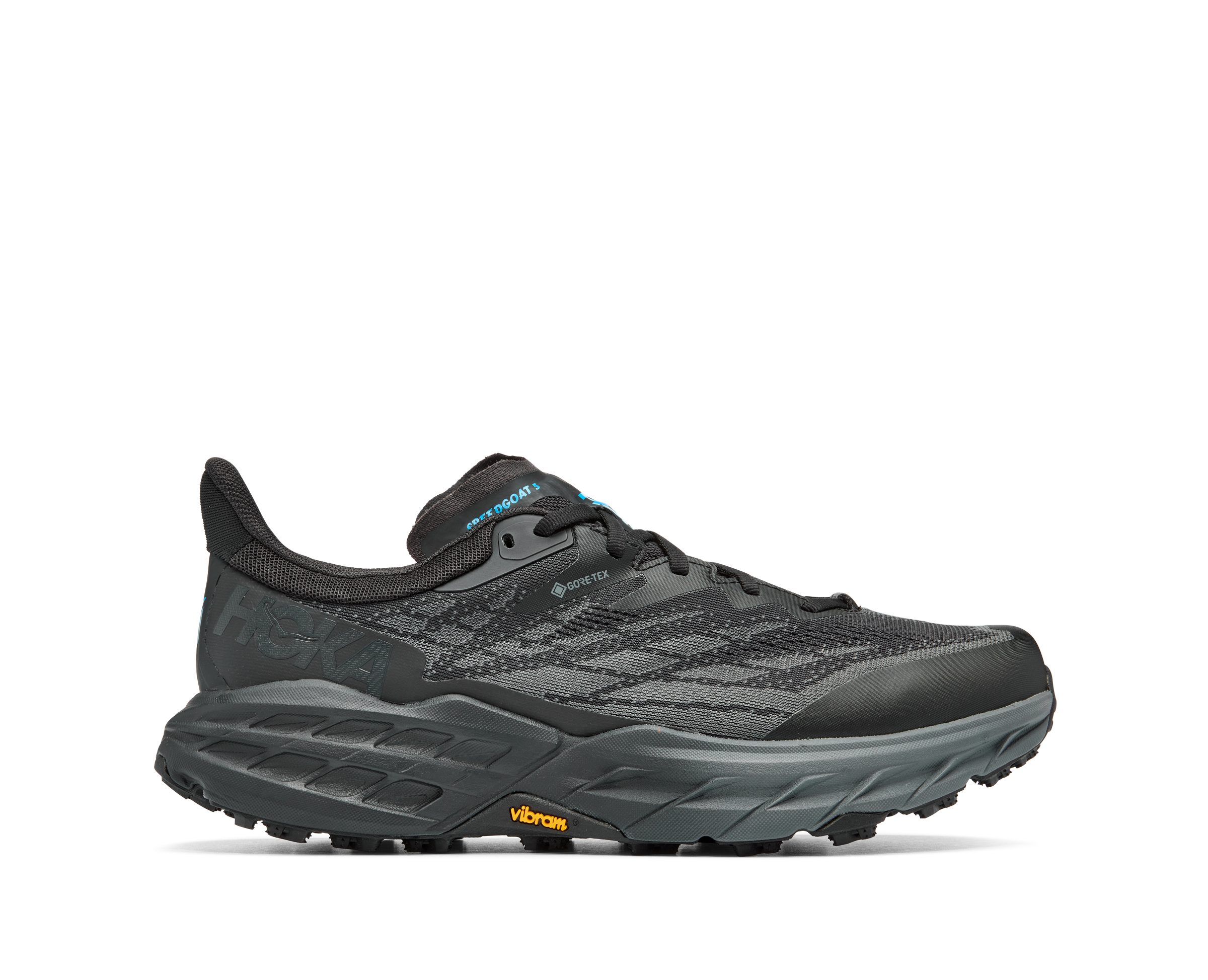 Men's Hoka Speedgoat 5 GTX Color: Black / Black