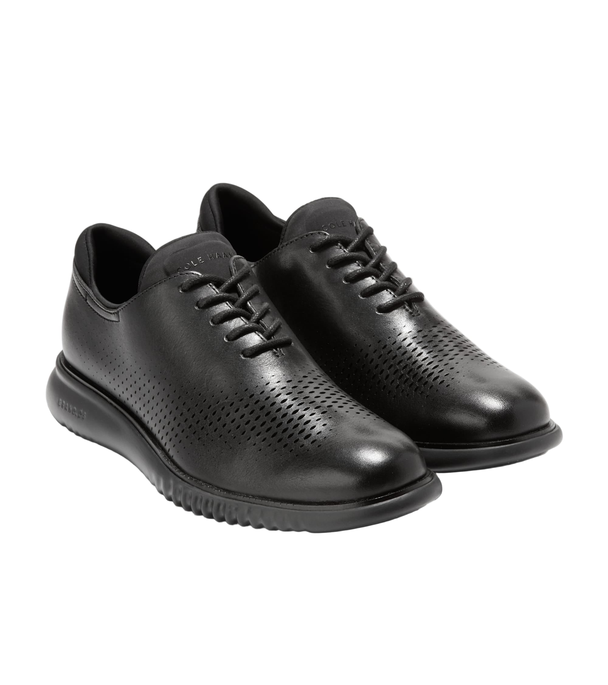 mens black cole haan dress shoes Cole Haan 2.Zerogrand Laser Wingtip Oxford Men's Black / 10 / M