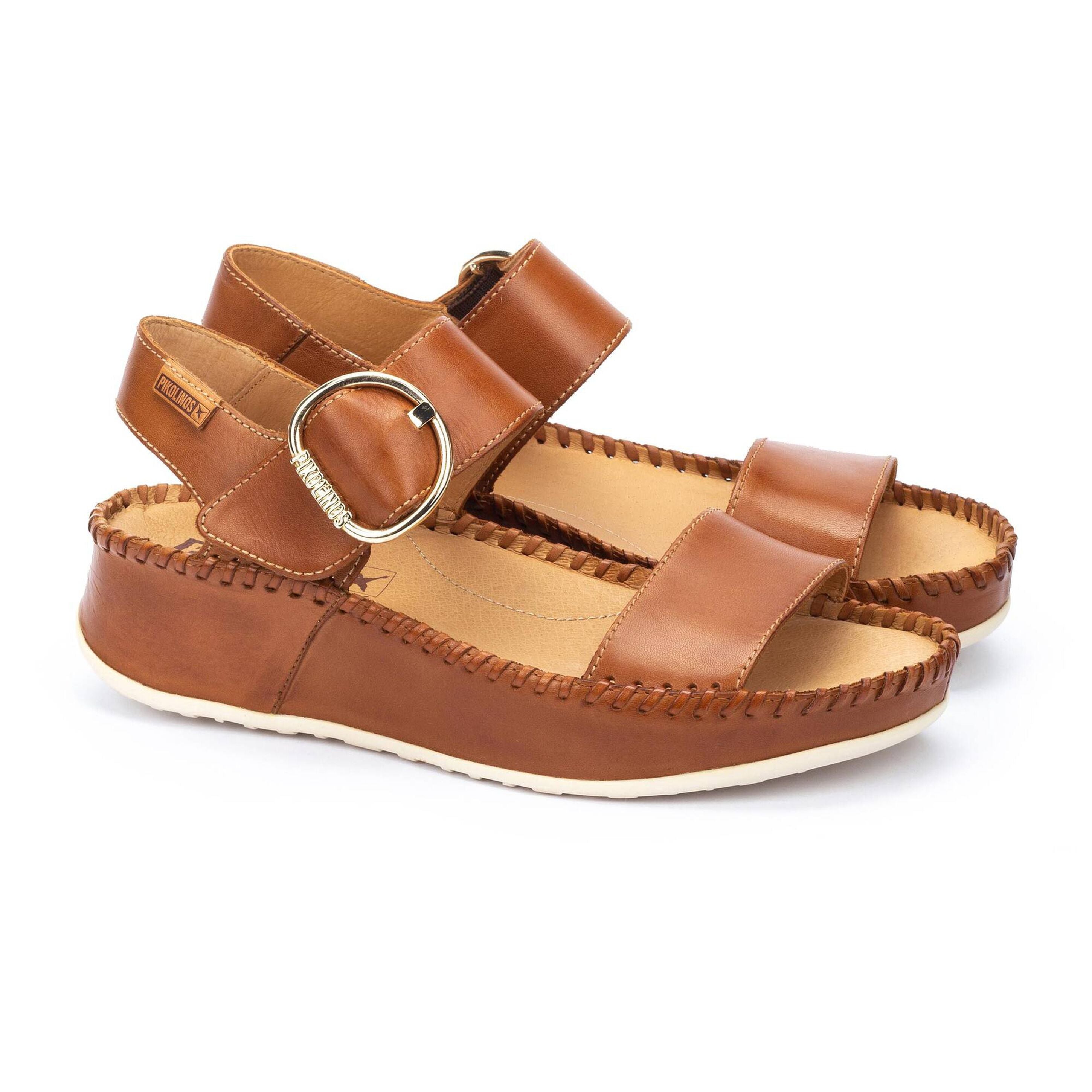 Pikolinos Marina Wedge Sandals w/ Hook & Loop Closure Women's 7
