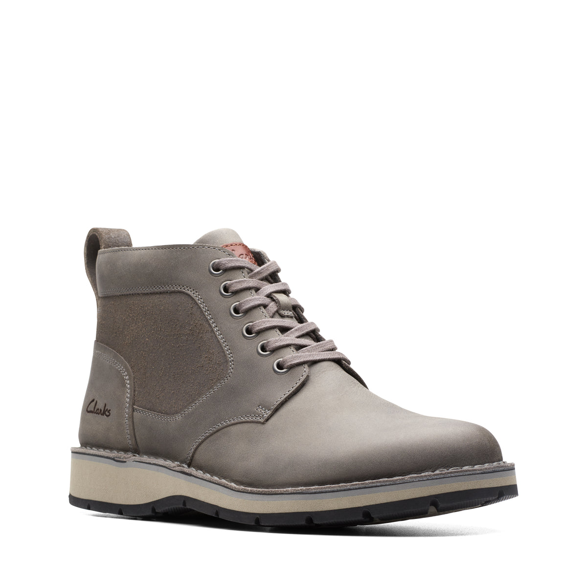 Clarks Gray Chukka Boots Clarks Wallabee Moc Toe Chukka Boot - Grey | Chukka Boots  main image 2