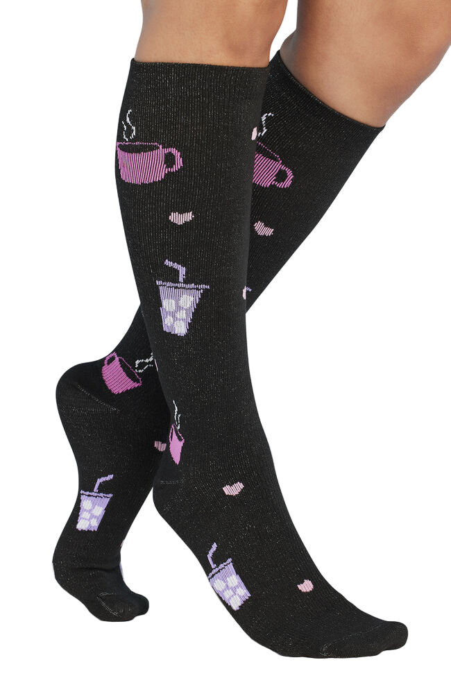 Cherokee 10-15 MMHG Print Support Sock Women's 40