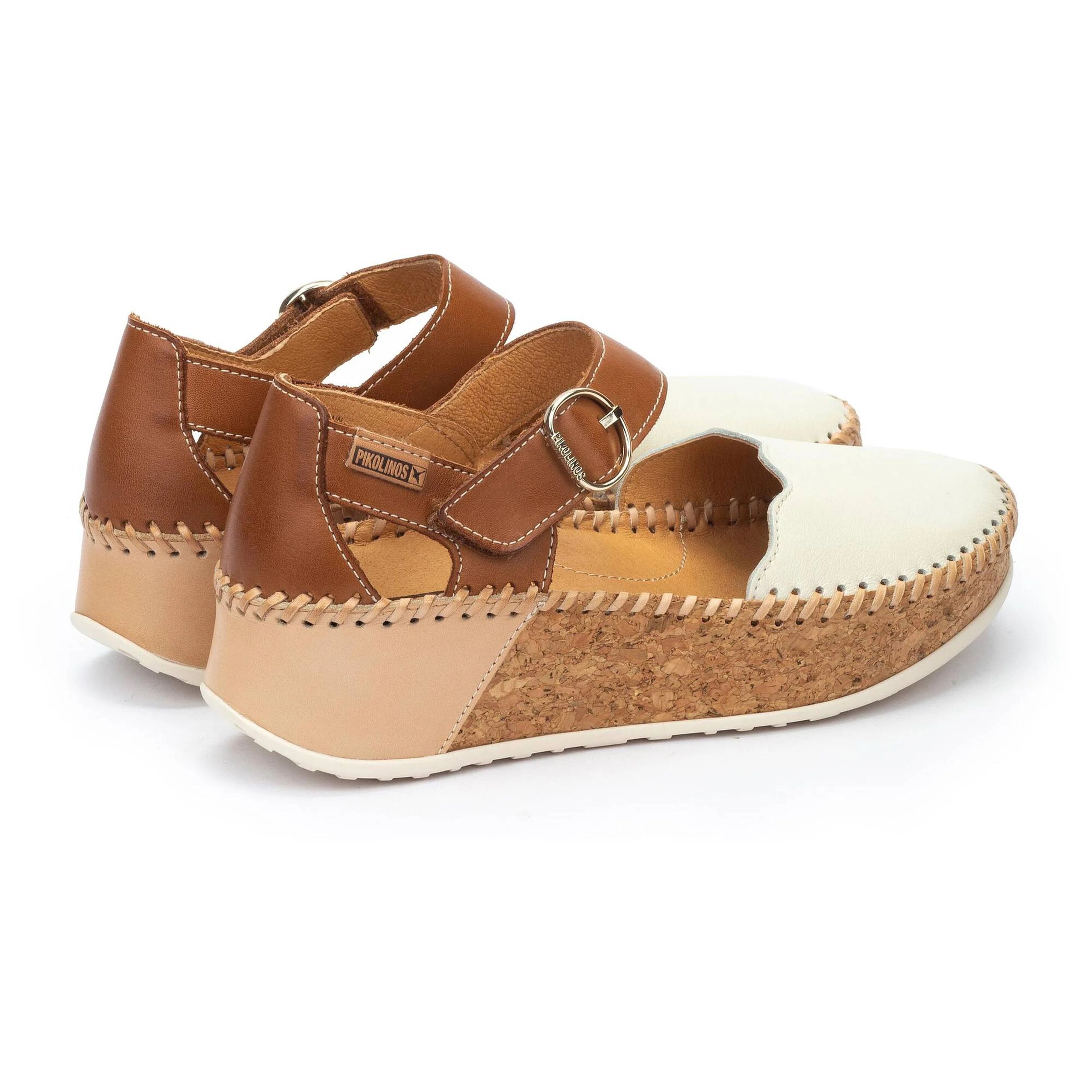 Pikolinos Marina Semi-Open Shoes with Velcro Closure Women's