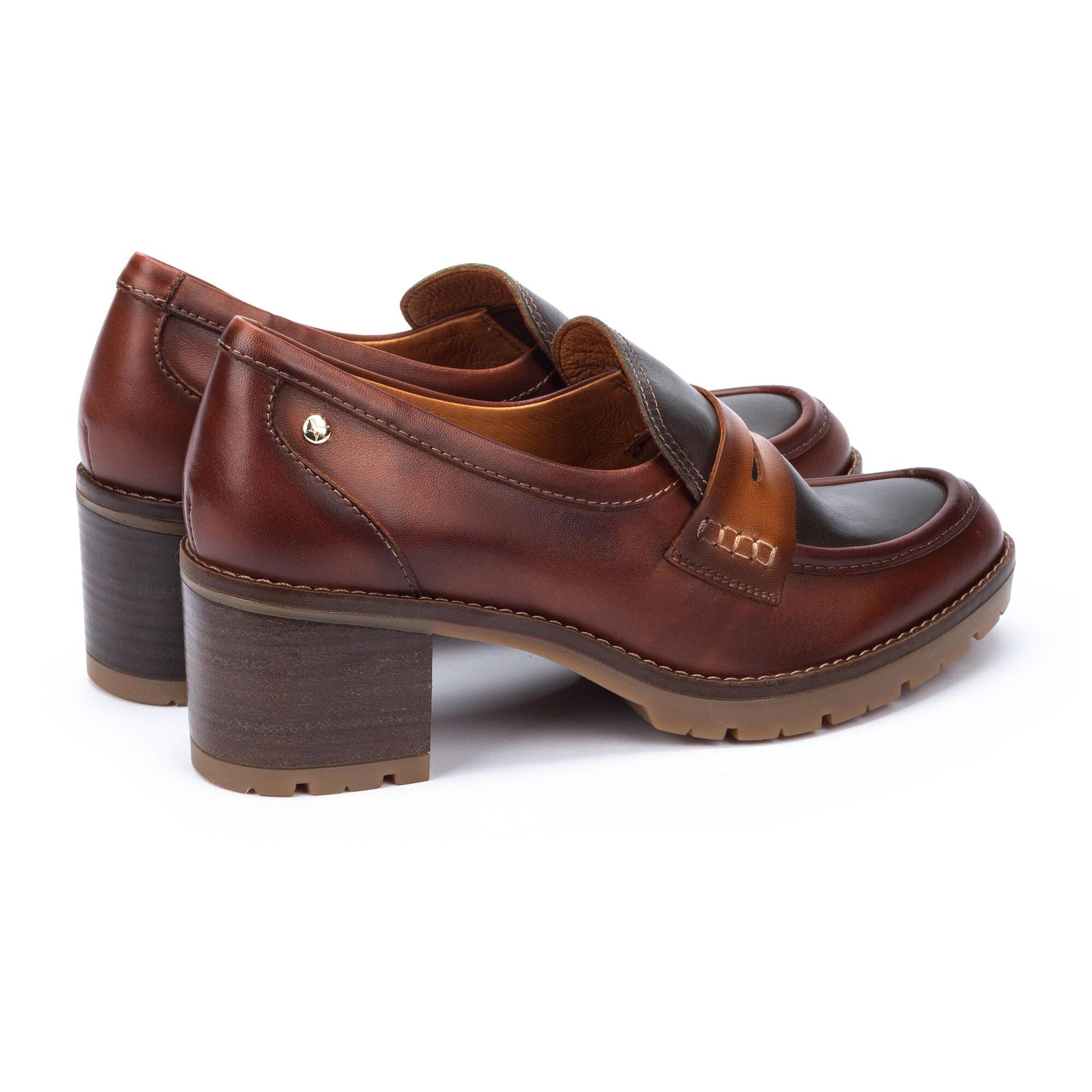 Pikolinos Llanes Penny Loafers with Heel Women's 12