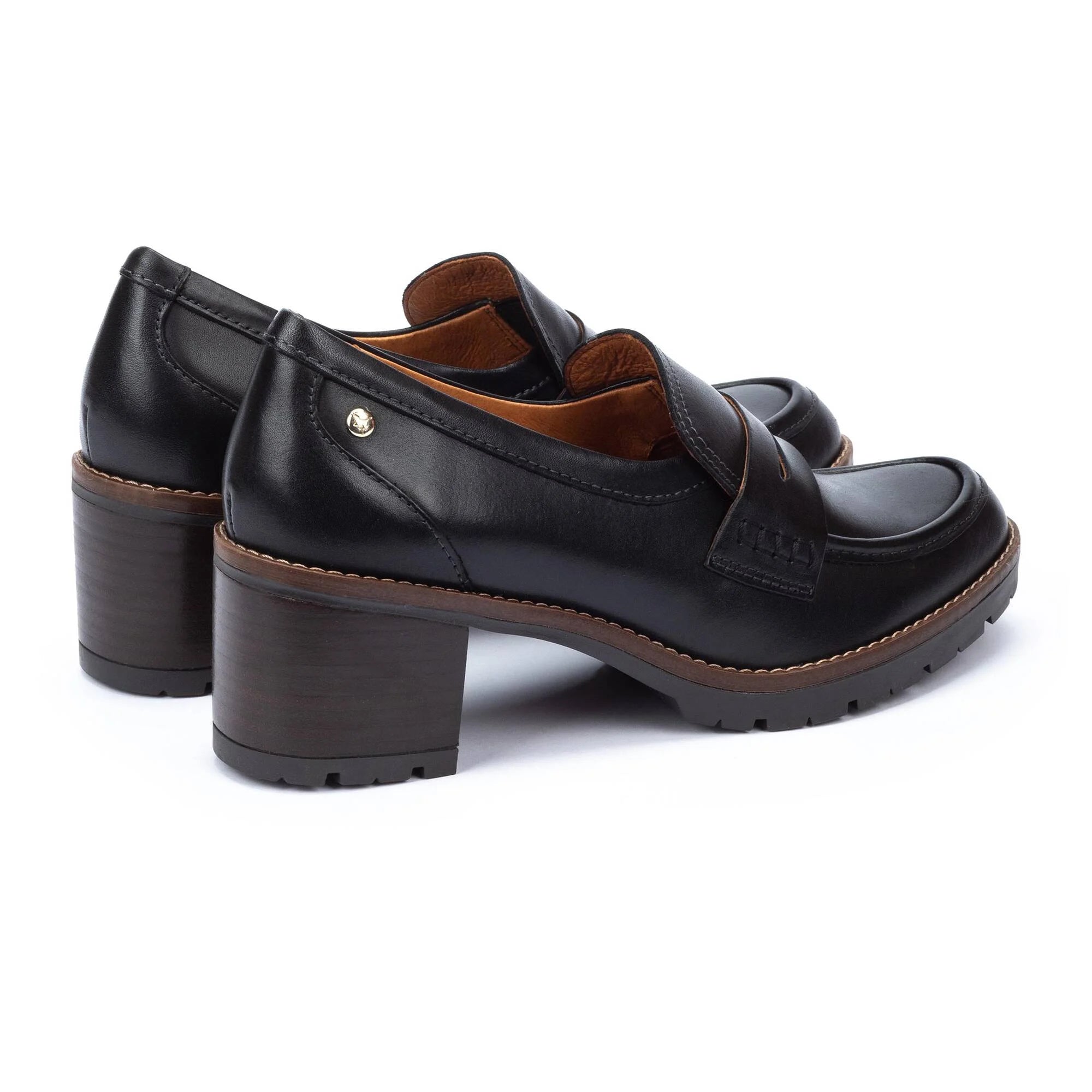 Pikolinos Llanes Penny Loafers with Heel Women's 5
