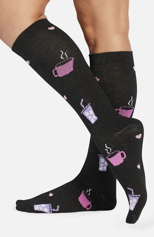 Cherokee 10-15 MMHG Print Support Sock Women's 42