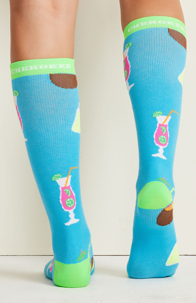 Cherokee 10-15 MMHG Print Support Sock Women's 9