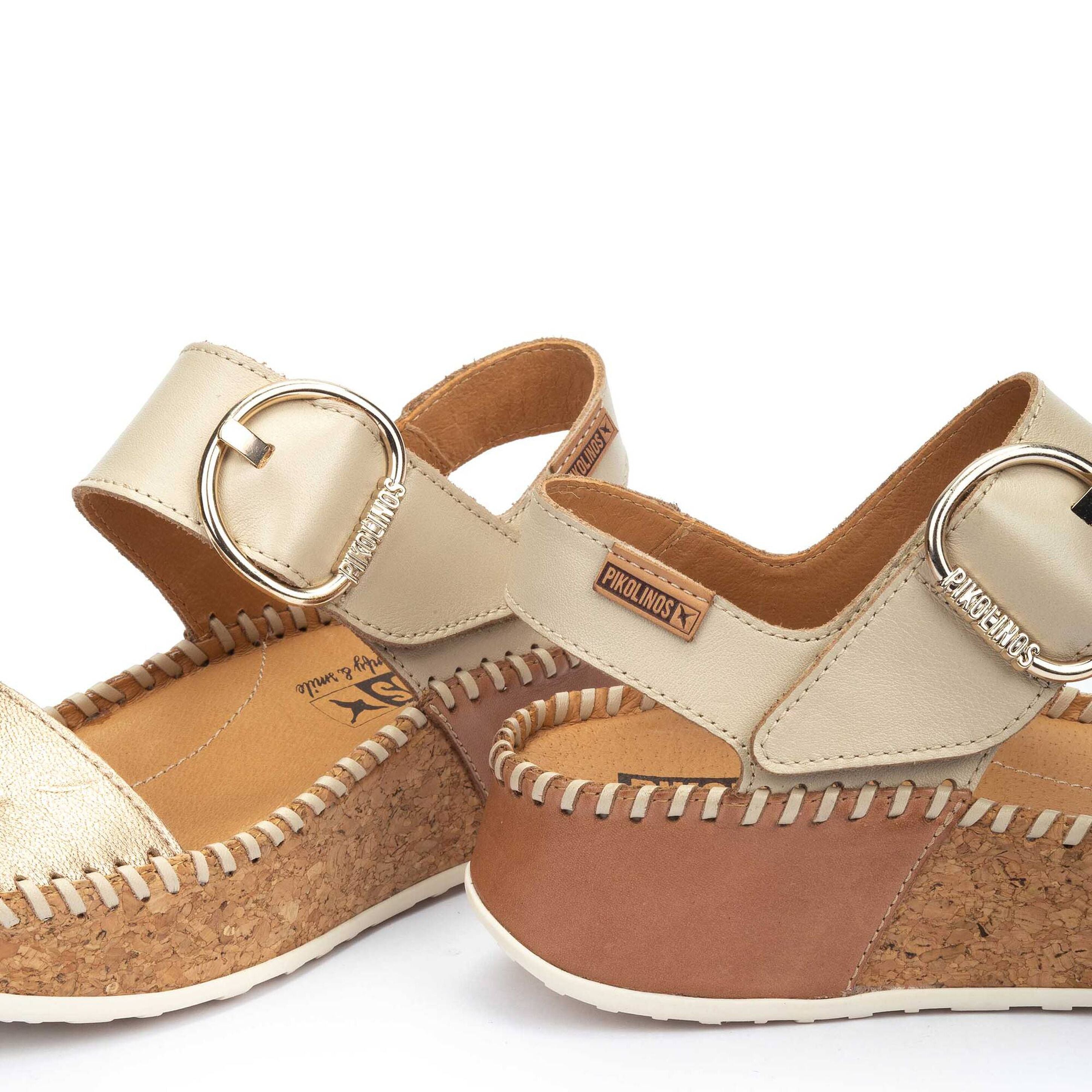 Pikolinos Marina Wedge Sandals w/ Hook & Loop Closure Women's 6