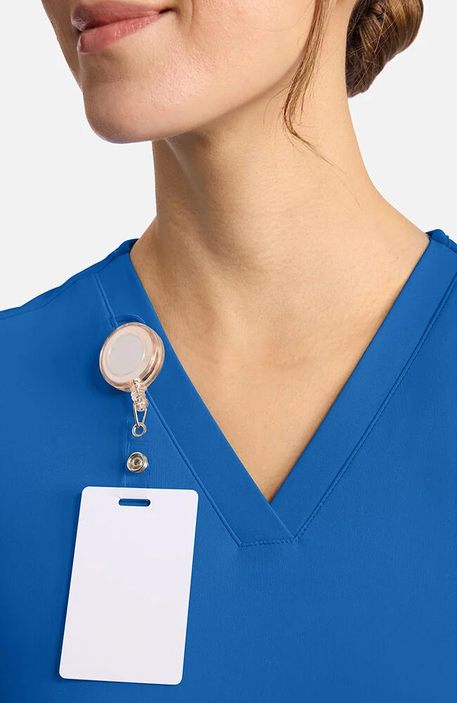 Cherokee 2-Pocket V-Neck Scrub Top Women's 18