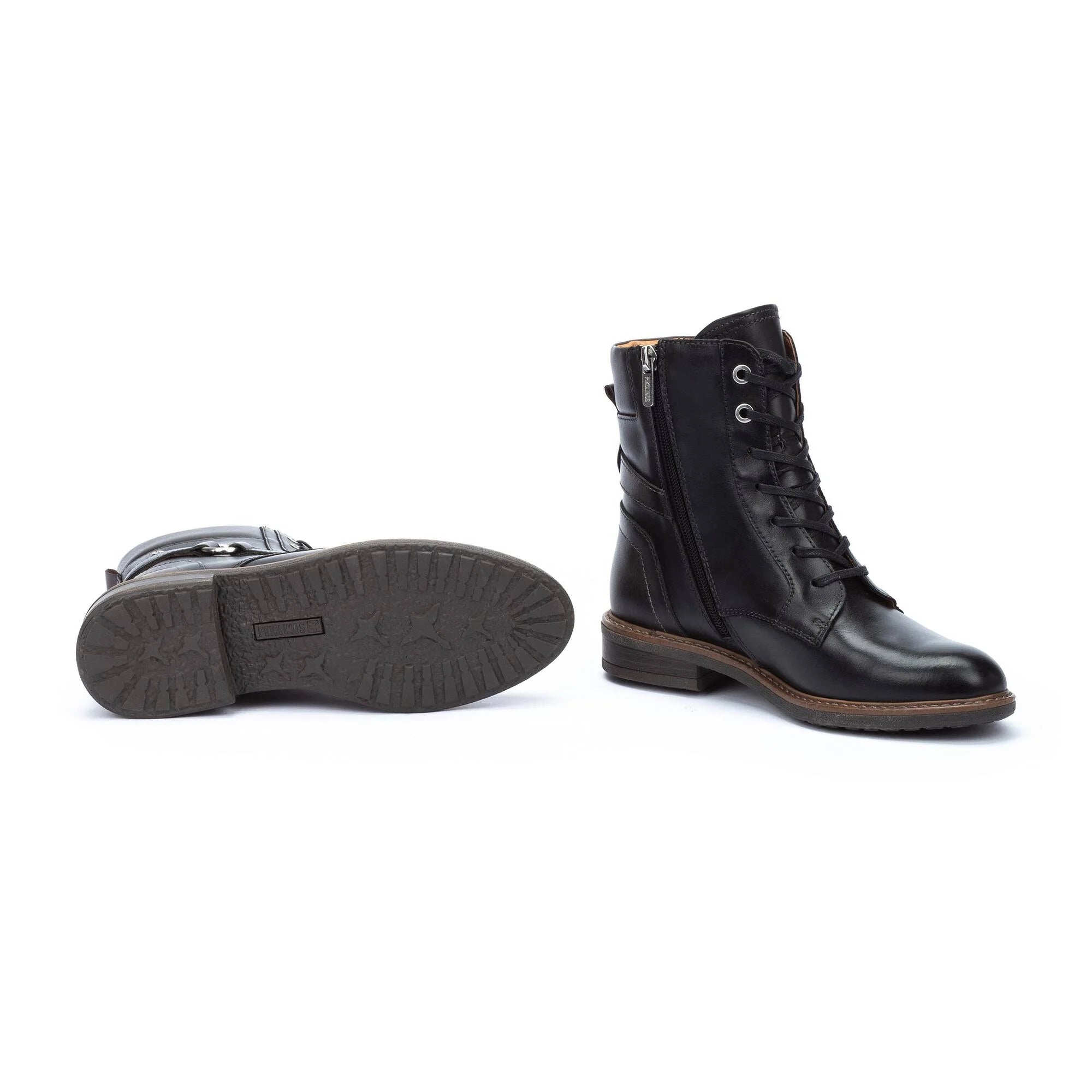 Pikolinos Aldaya Two-Tone Tall Ankle Boots Women's 4
