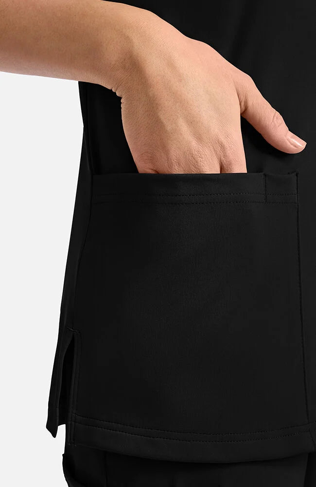 Cherokee 2-Pocket V-Neck Scrub Top Women's 7