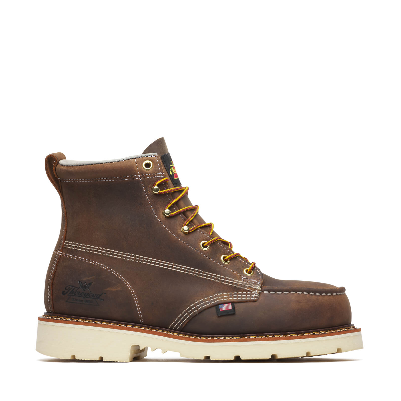 Thorogood American Heritage 6" Trail Safety Toe Moc Toe Maxwear 90 Men's 2