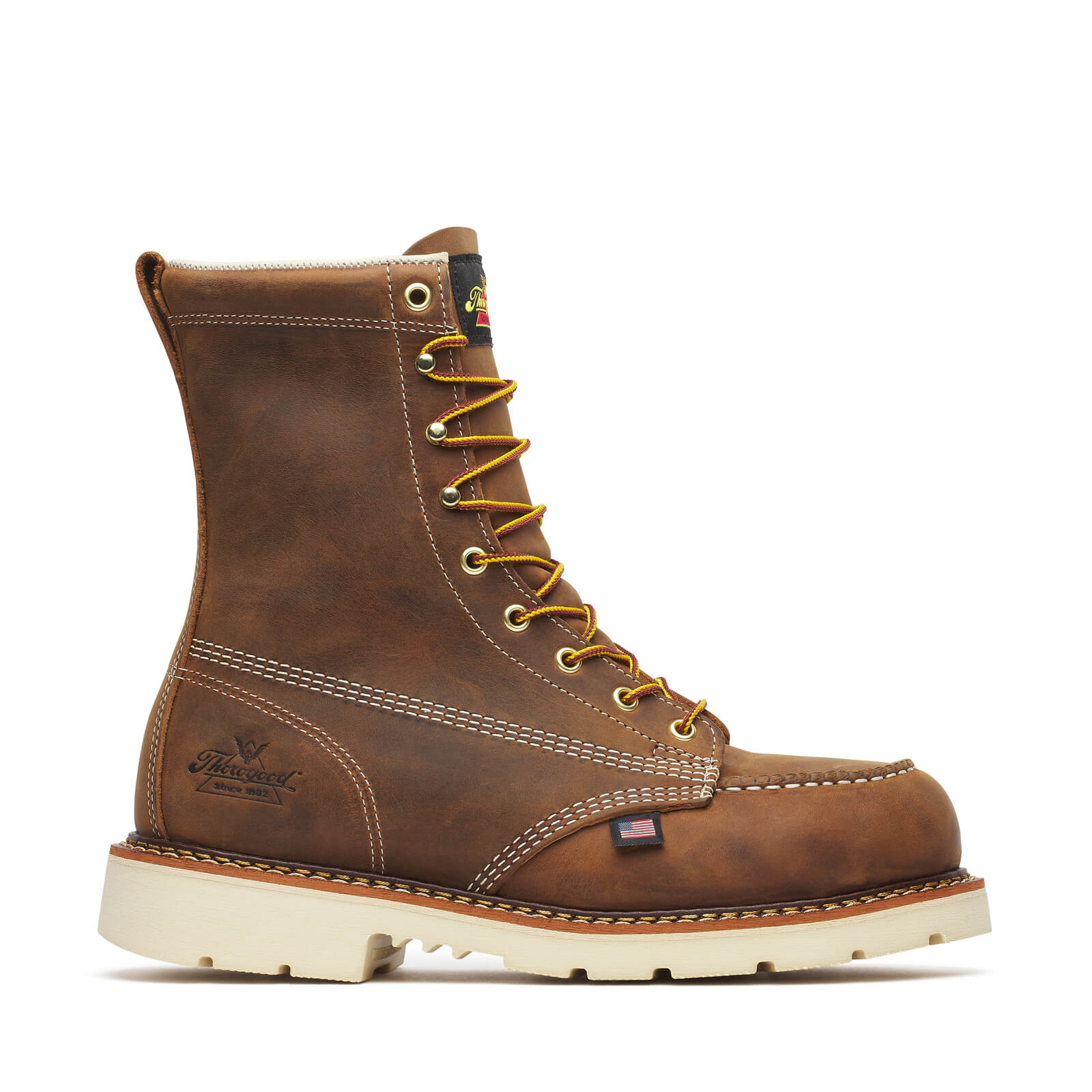 Thorogood American Heritage 8" Trail Safety Toe Moc Toe Maxwear 90 Men's 2