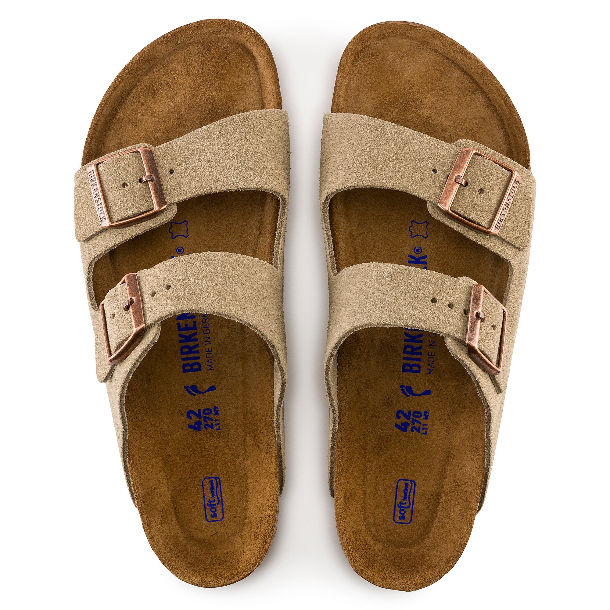 Birkenstock Arizona Soft Footbed Suede Leather Unisex (REGULARE/WIDE WIDTH) 3