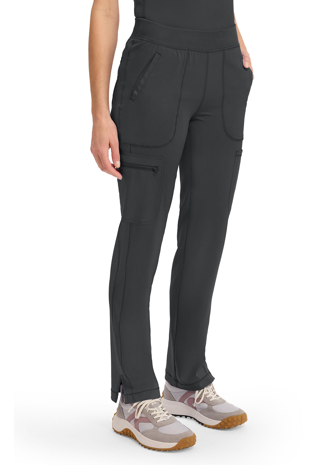 Cherokee Mid Rise Tapered Leg Pull-On Scrub Pant Women's 2