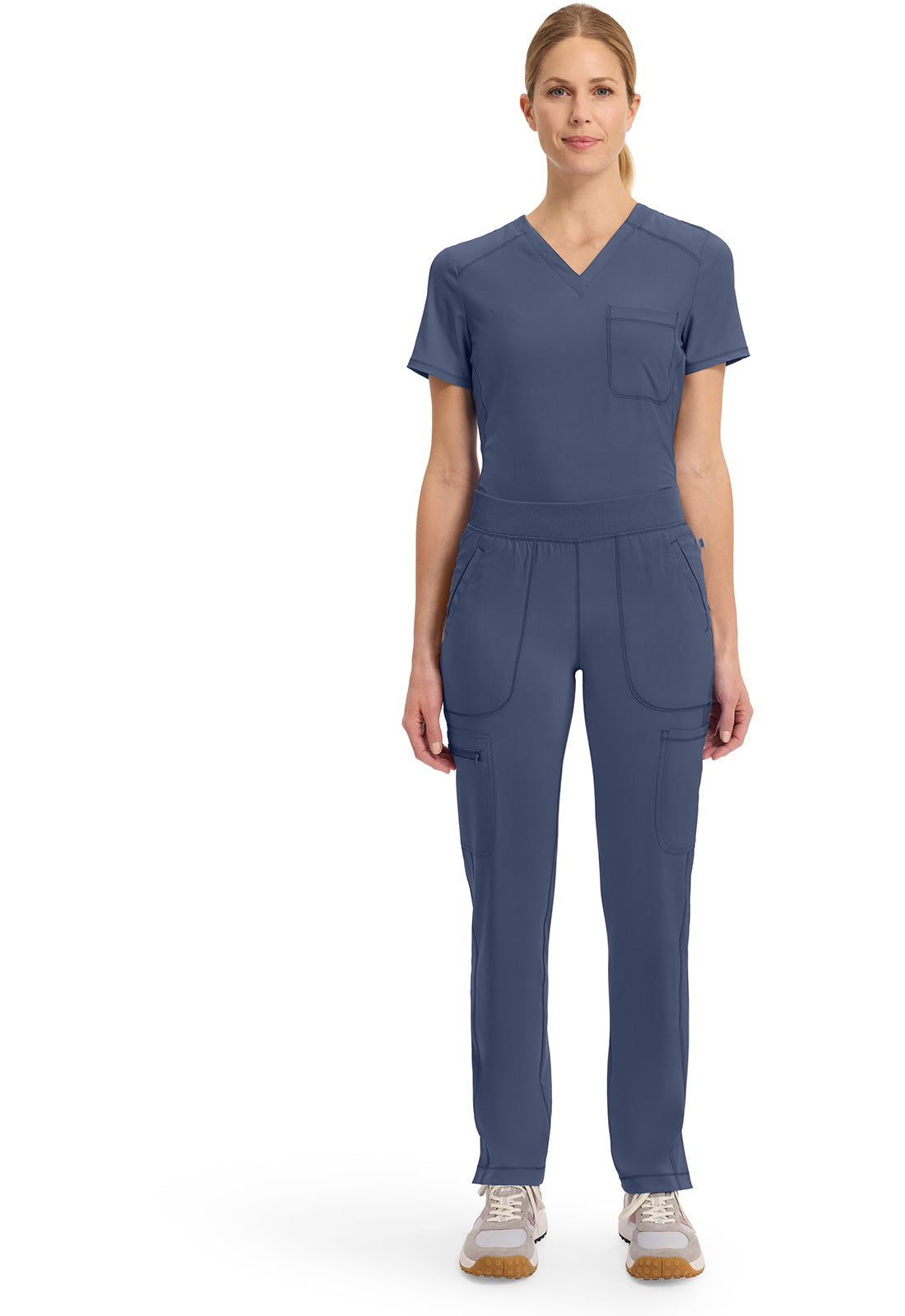 Cherokee Mid Rise Tapered Leg Pull-On Scrub Pant Women's 10