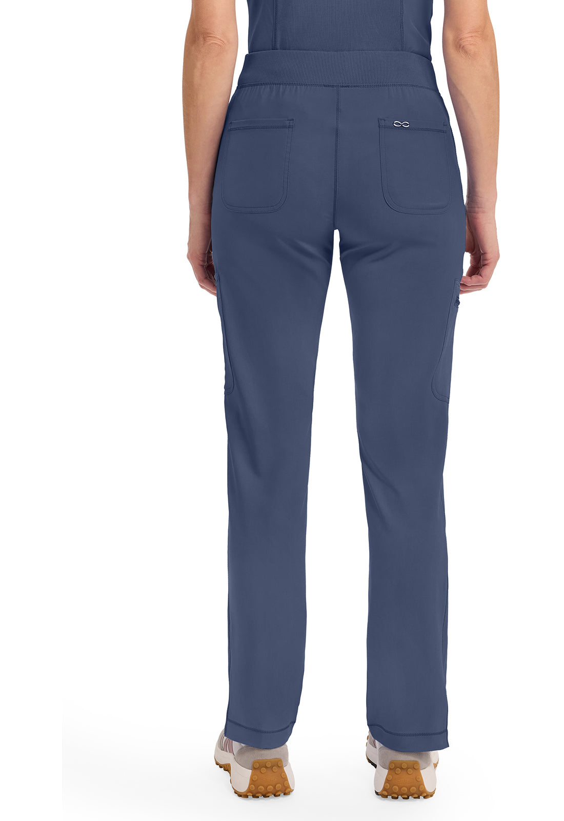 Cherokee Mid Rise Tapered Leg Pull-On Scrub Pant Women's 8