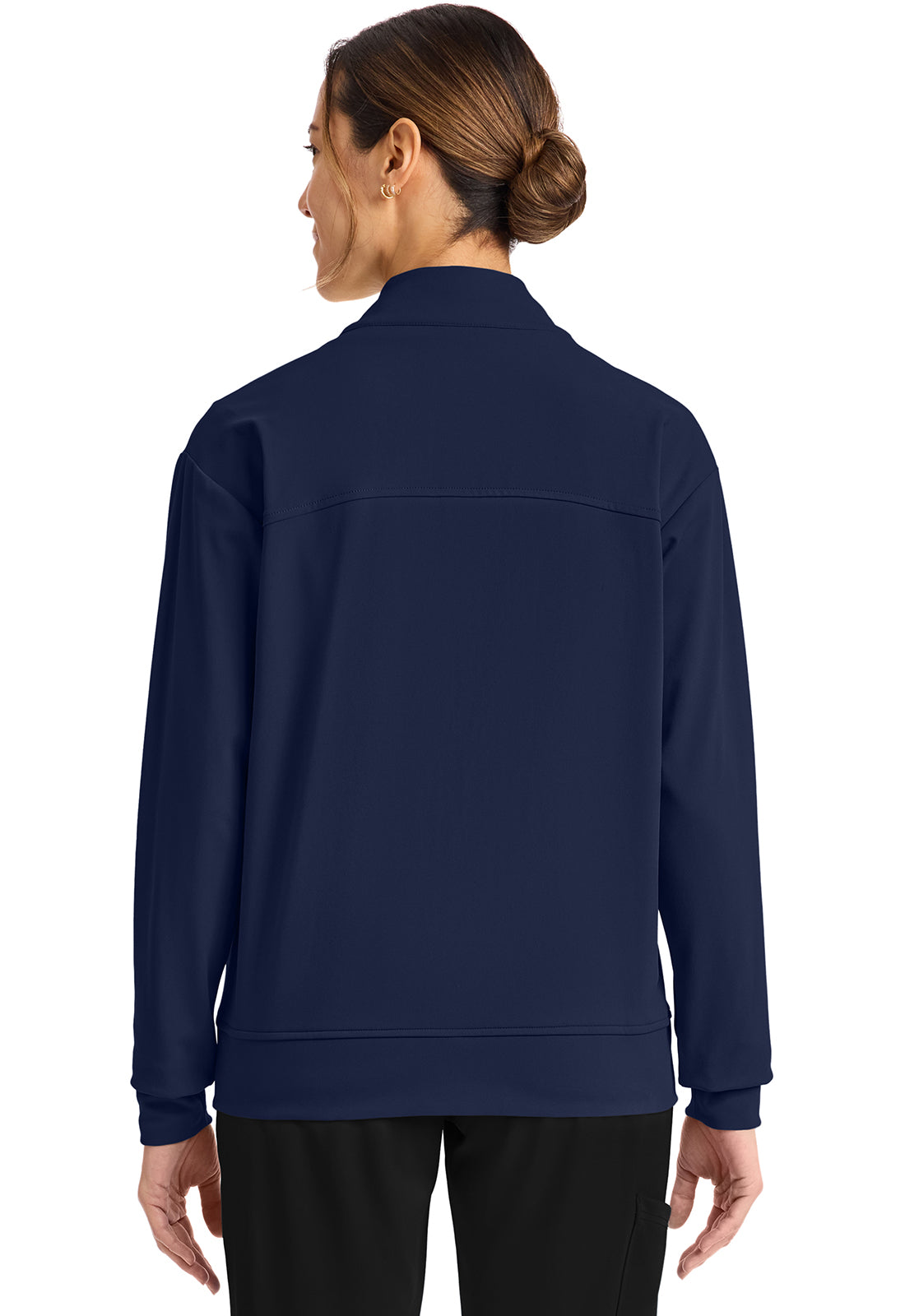 Cherokee 2-Pocket Shawl Collar Warm Up Scrub Jacket Women's 3