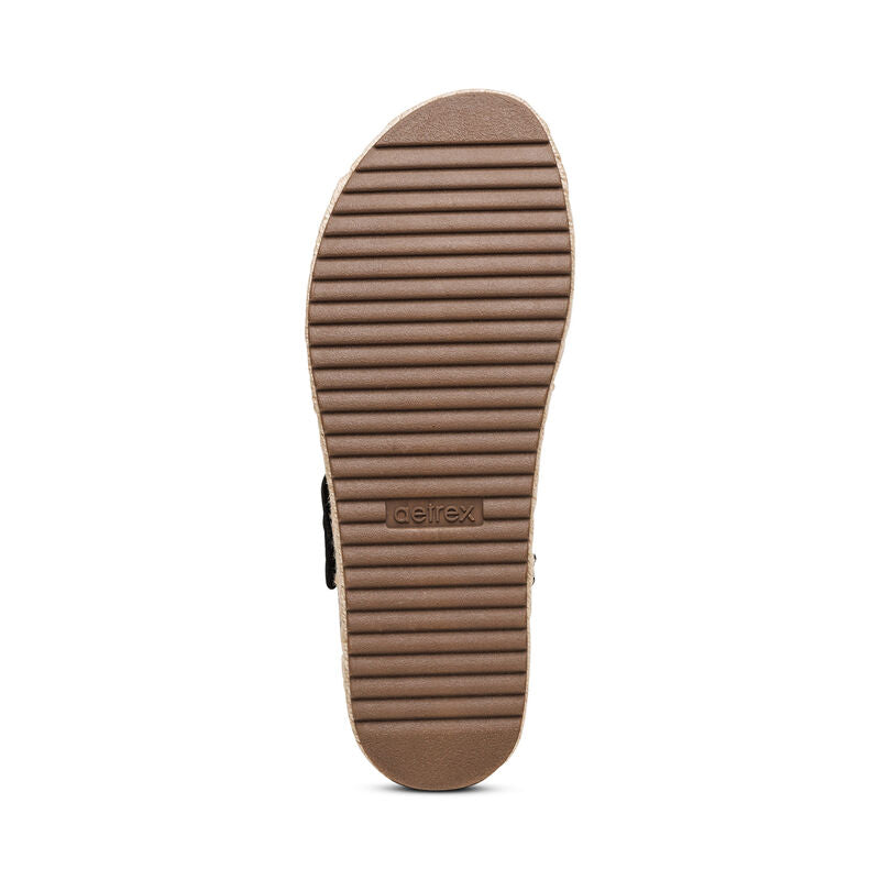 Women's Aetrex Vania Arch Support Platform Sandal 4