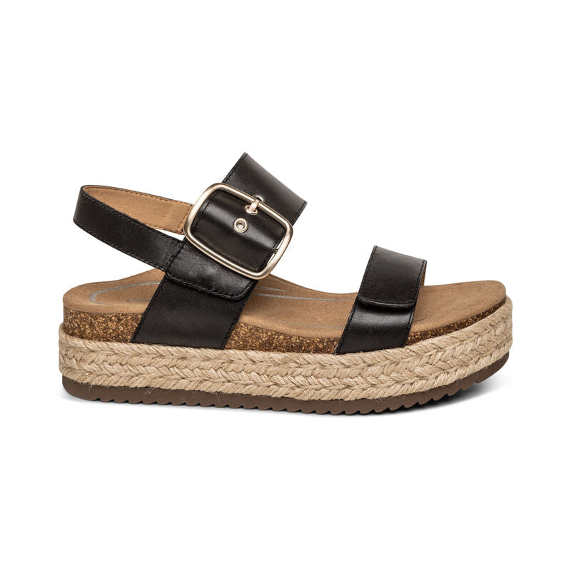 Women's Aetrex Vania Arch Support Platform Sandal 2
