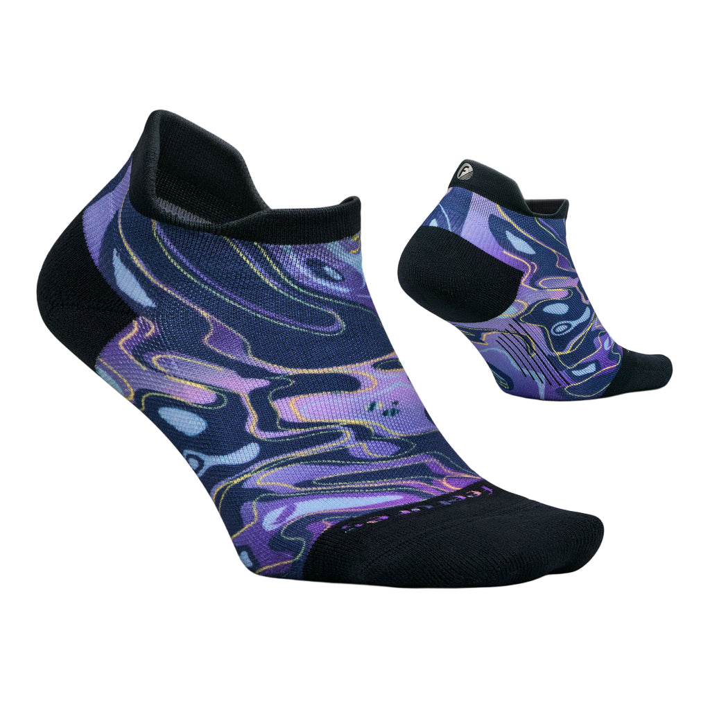 Feetures Elite Light Cushion Tab Limited Edition Lagoon Collection Ankle Sock 4
