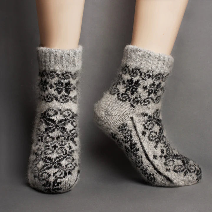 Siberia Spirit Goat Wool Low-Cut Socks Unisex 21
