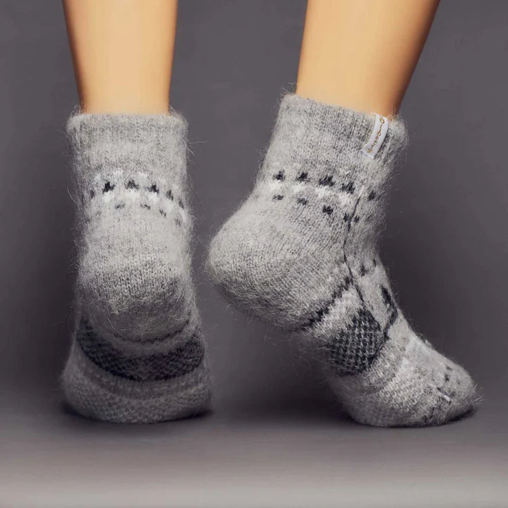 Siberia Spirit Goat Wool Low-Cut Socks Unisex 11