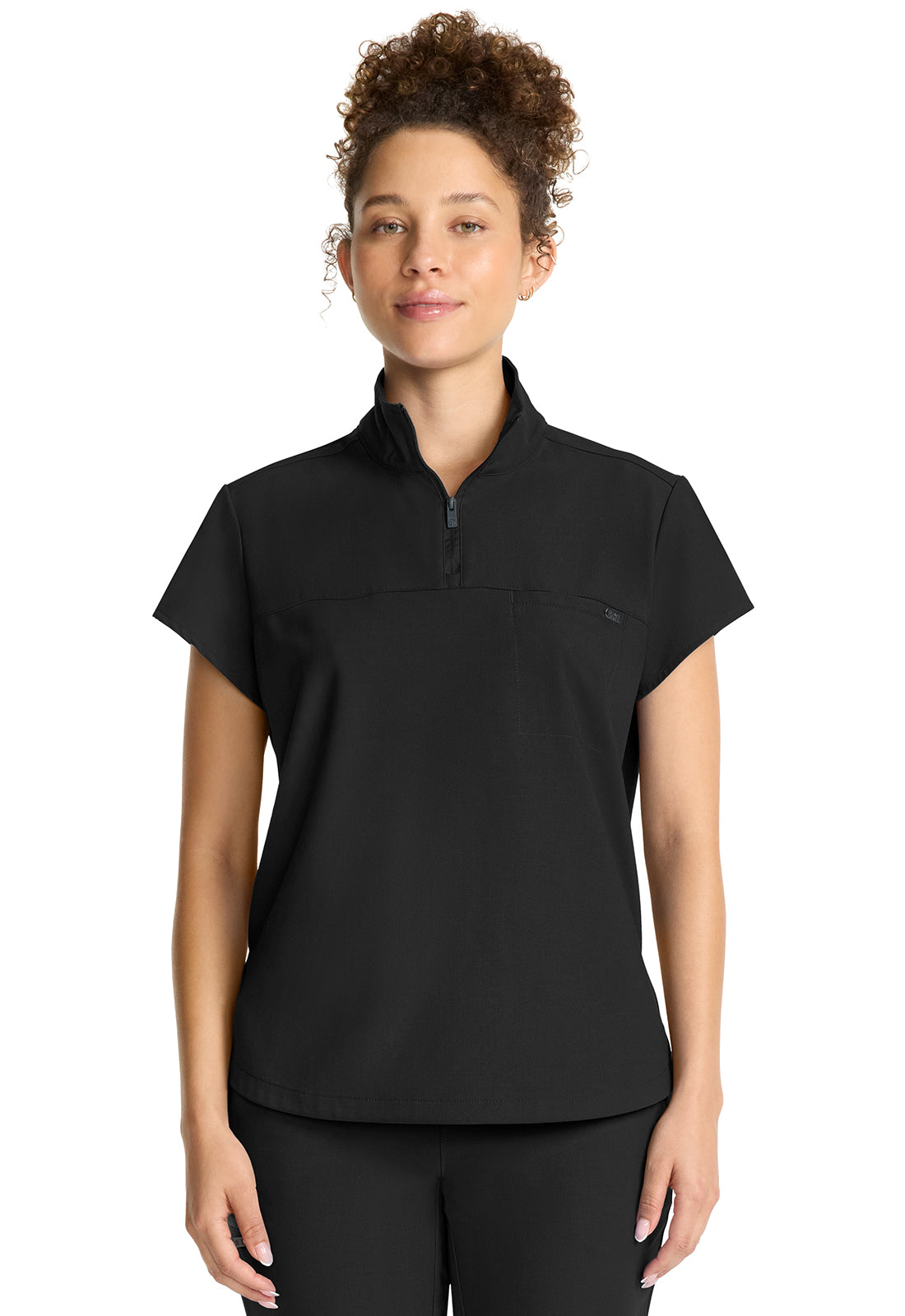 Healing Hands Bella Quarter Zip Scrub Top Women's 14