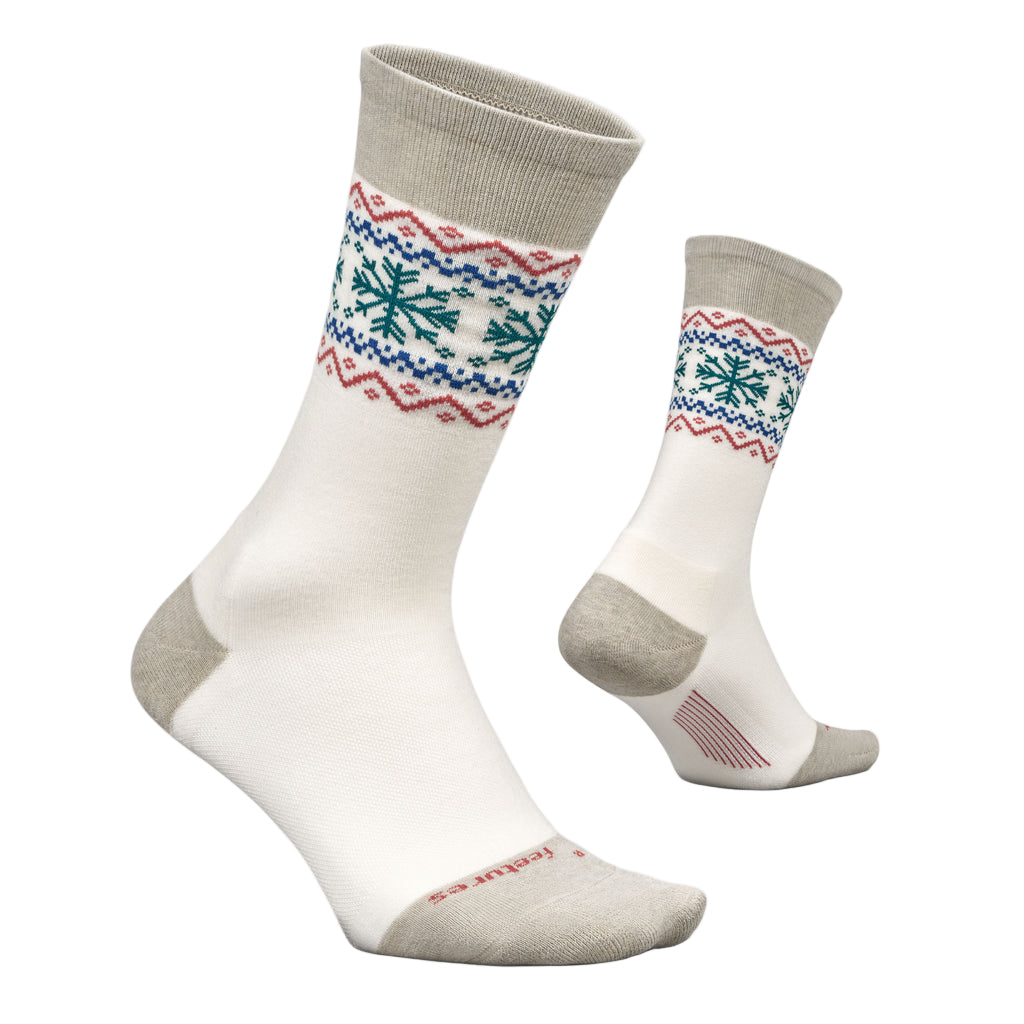 Feetures Everyday Max Cushion Crew Snow Cream Socks Women's 2