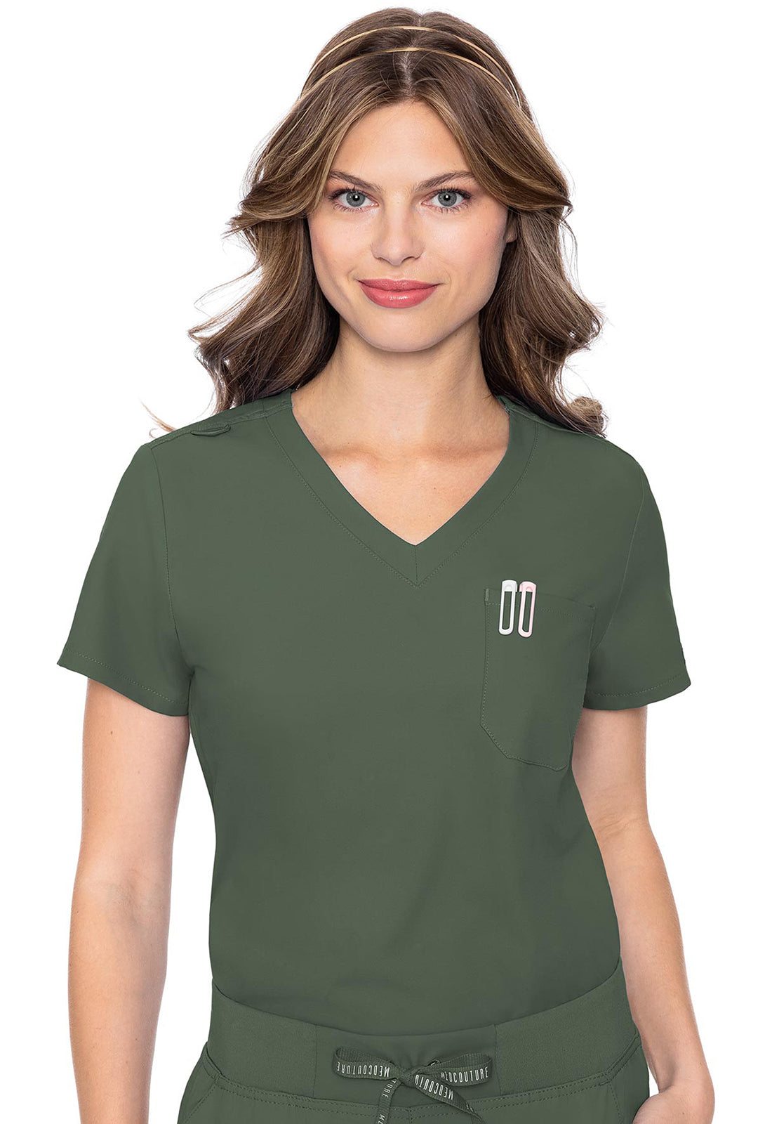 Med Couture One Pocket Tuck-In Top Women's 9