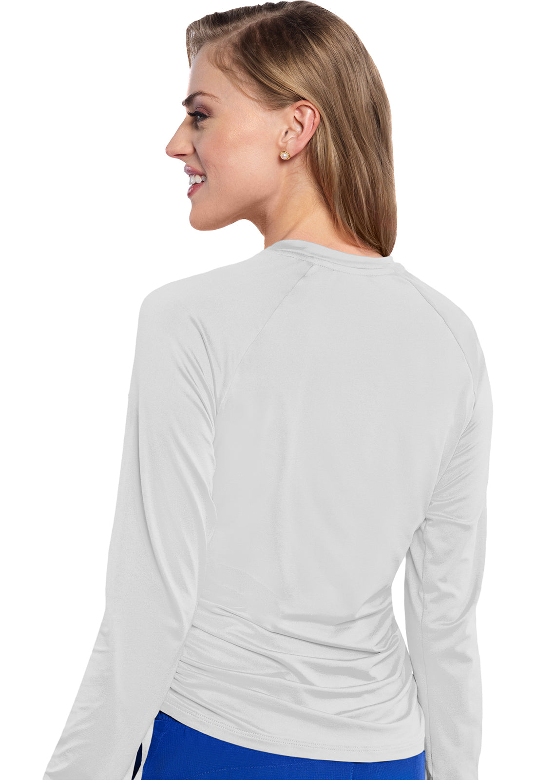 Med Couture Long Sleeve Ruched Underscrub Women's 14