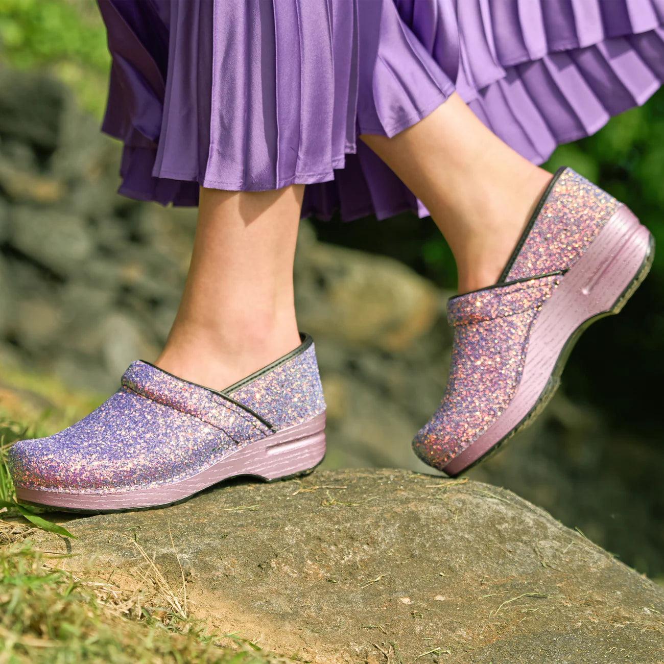 Dansko Professional Glitter Clog Women's 15