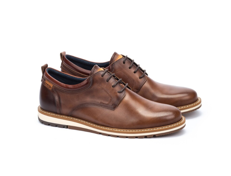 Pikolinos Pirineos Brown Leather Oxford Shoes Mens Size 8 Men main image 4