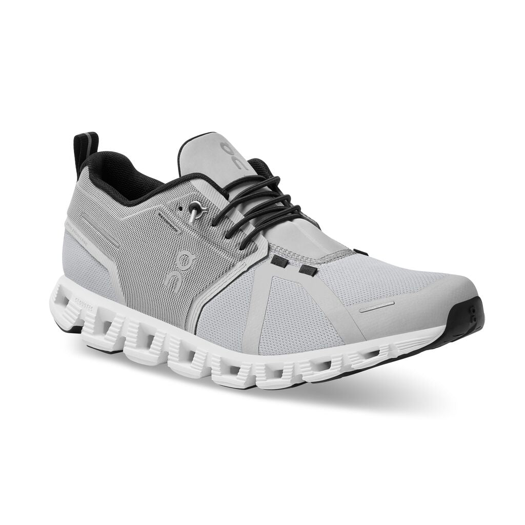 On Men's Cloud 5 Waterproof Glacier/White / 14